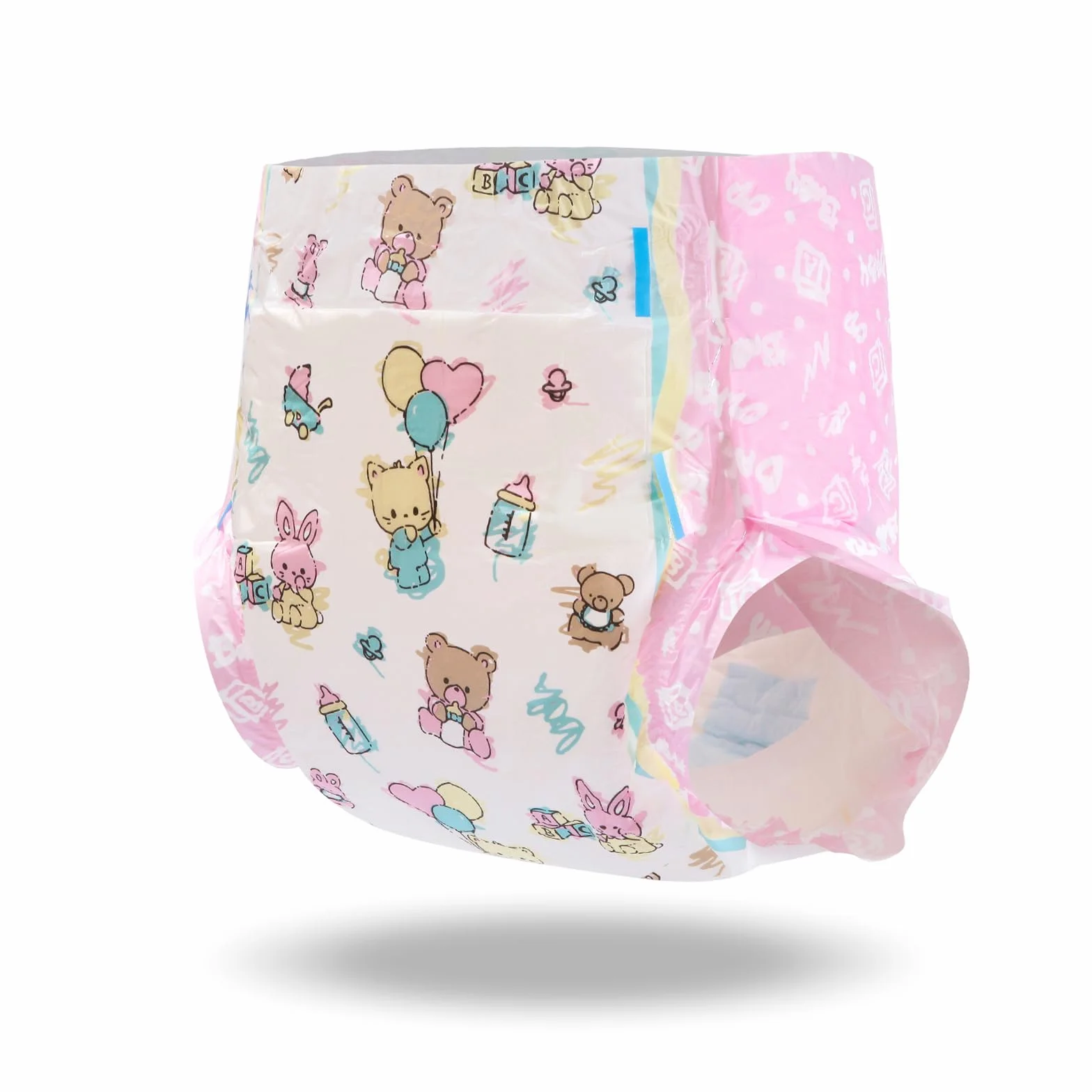 LittleForBig Pielucha Drukowana Dla Dorosłych 10 Sztuk Baby Cuties X-Large 121-142 CM