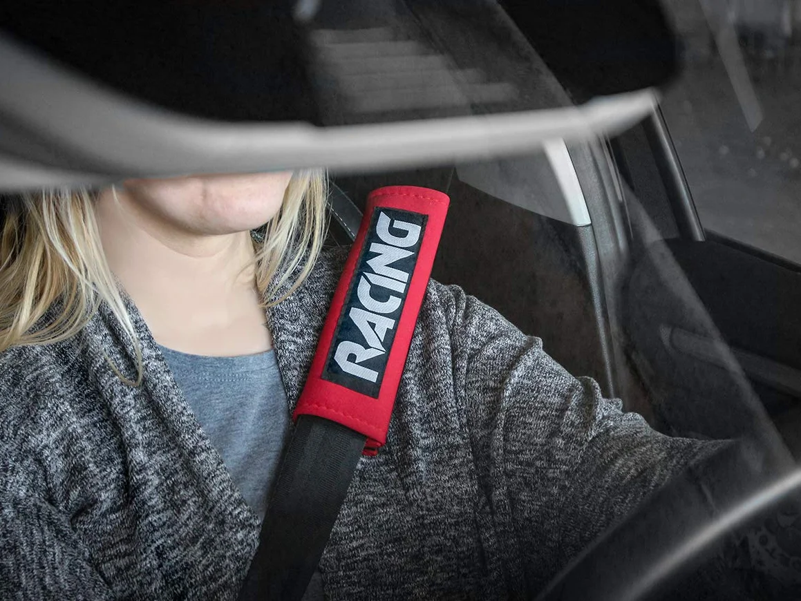LAS 28208 nakładka na pas "Racing" czerwona