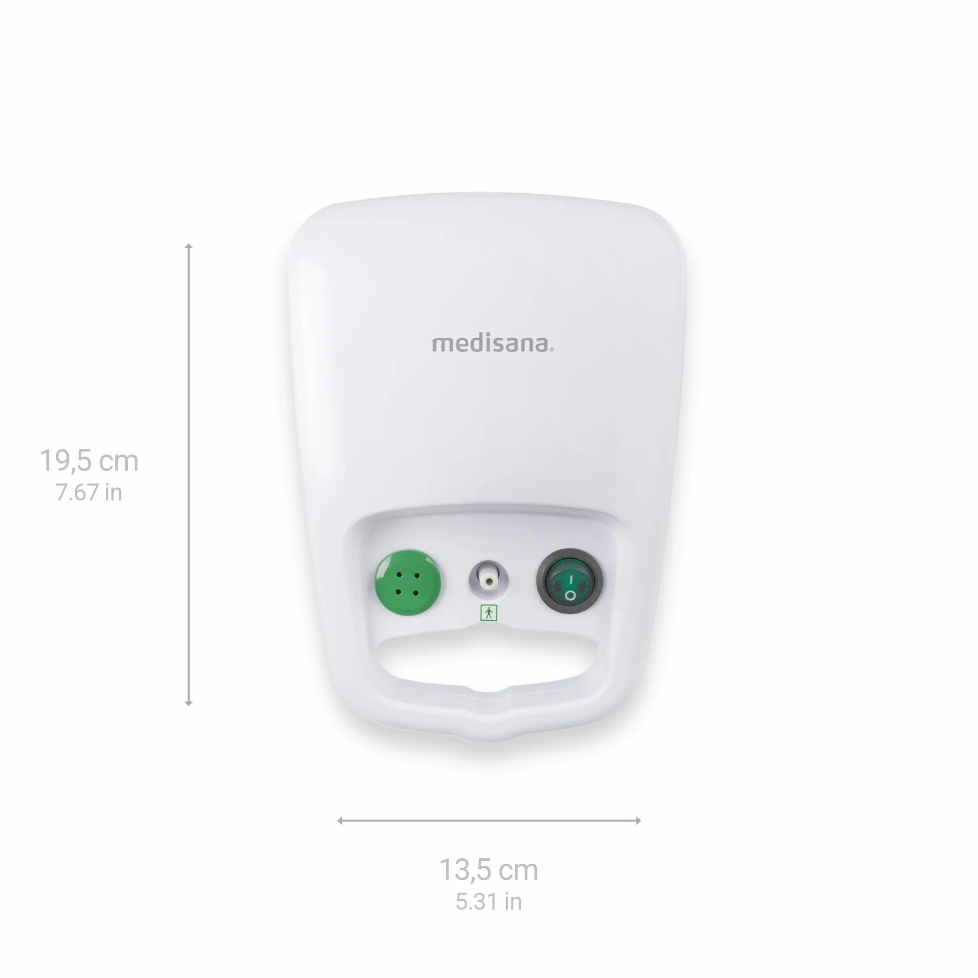 Medisana IN 500 inhalator nebulizator kompresorowy z ustnikiem i maską dla dorosłych i dzieci