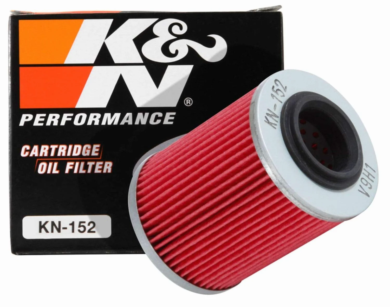 K&N Powersports filtr oleju – wkład 56 x 75 mm, kompatybilny z Can-Am, Aprilia, Bombardier (KN-152)