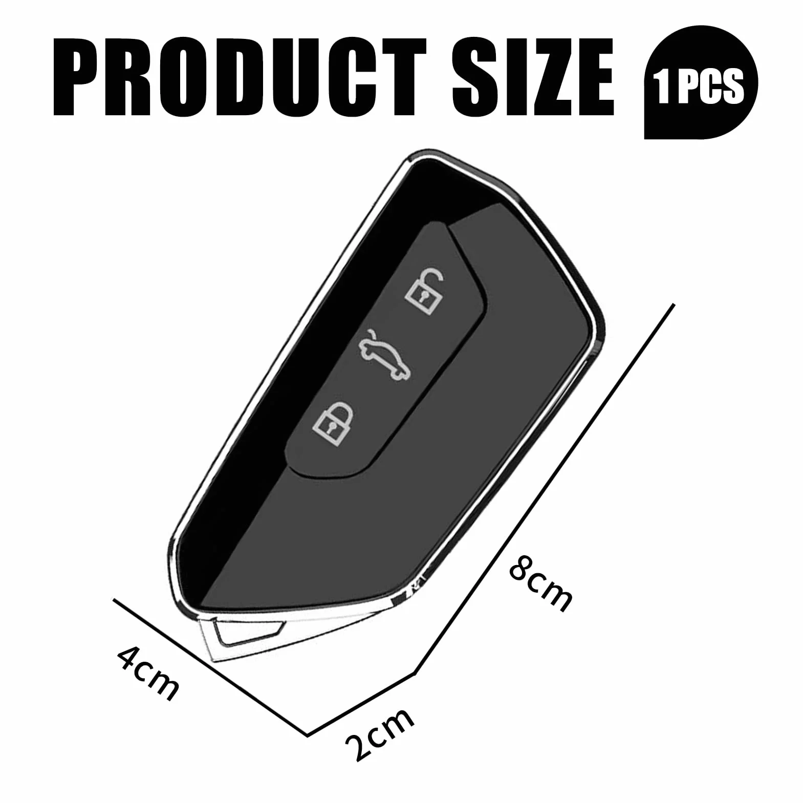 Silikonowe etui na klucze do VW Golf 8 i ID.3, ID.4, Seat Leon, Skoda Octavia, Cupra Formentor