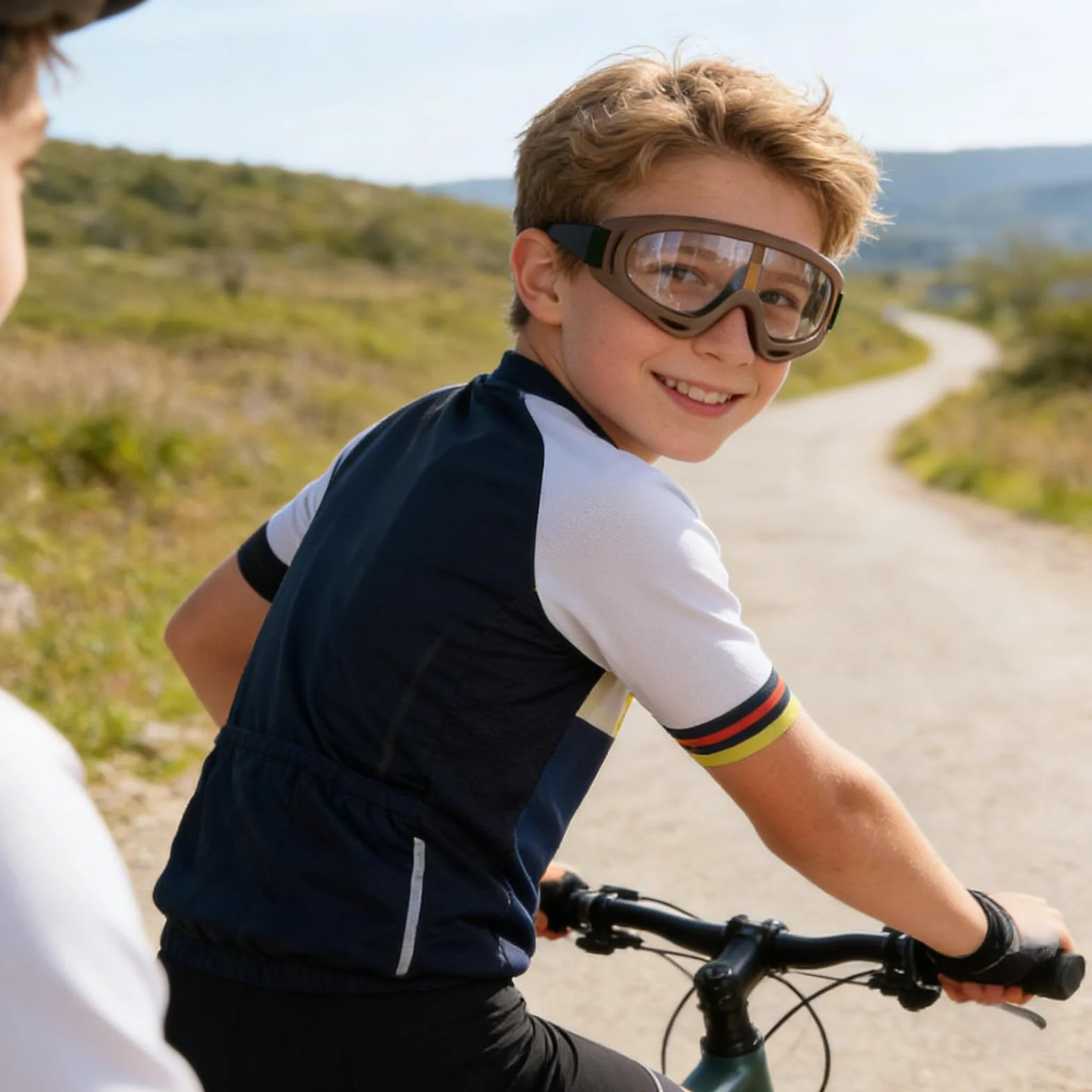 4 okulary ochronne dla dzieci, okulary motocyklowe, wiatroszczelne, ochronne, okulary chroniące oczy, regulowane okulary rowerowe do laboratorium, jazdy na rowerze, jazdy na nartach, aktywności