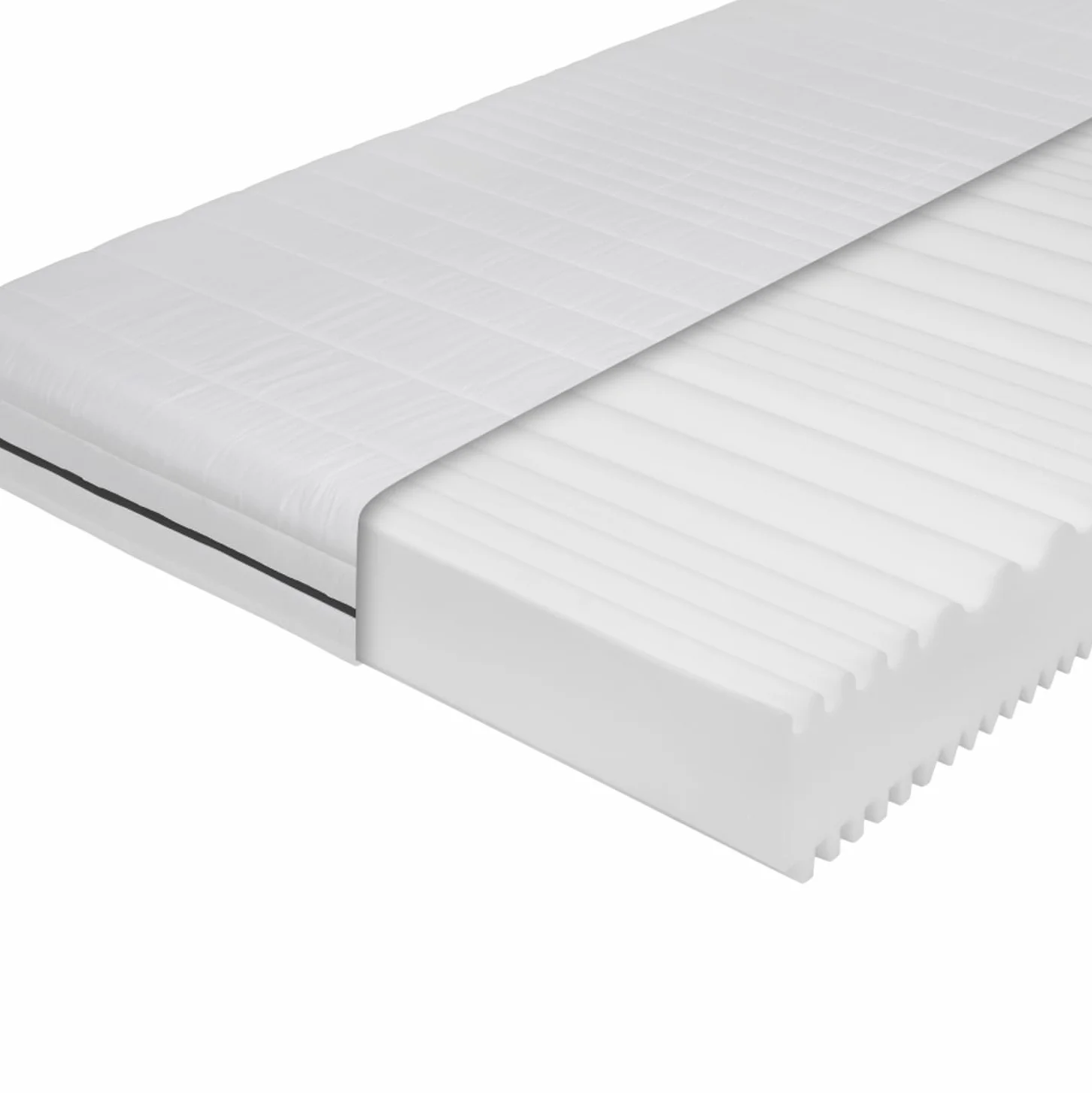 Materac 70x200 cm z zimnej pianki 7-strefowy H2