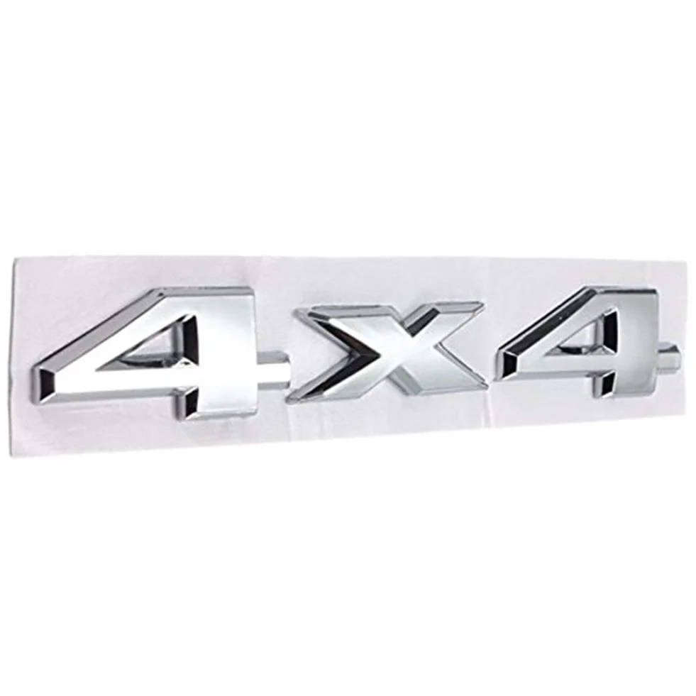 Samochód 3D Nowy 4 X 4 Naklejki Logo Chrome Emblemat Naklejka Dla Jeep Dodge Abs