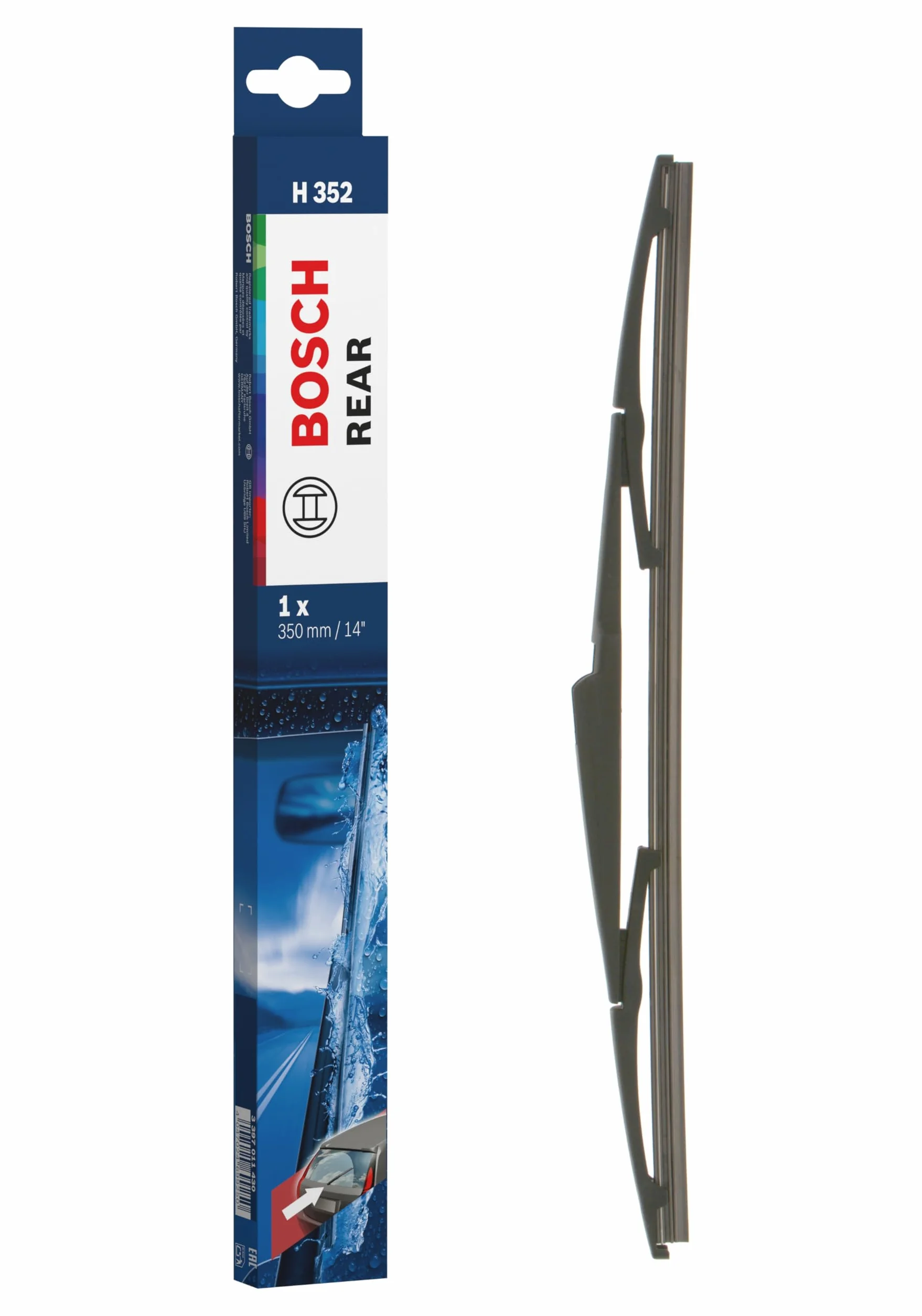 Bosch H352 Wycieraczka, Czarny, 350 mm