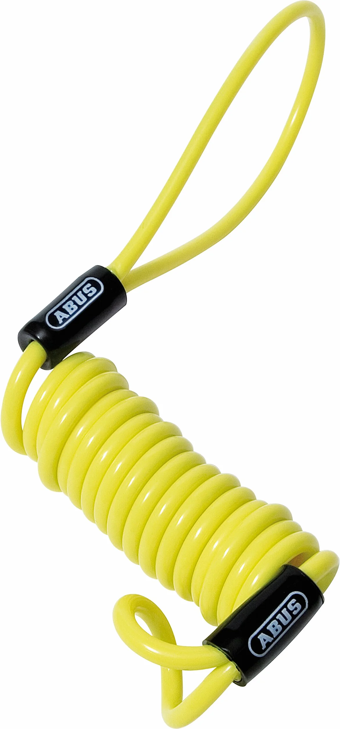 ABUS Memory Cable - linka przypominająca do wizualnego przypominania o blokadzie tarczy hamulcowej - do zabezpieczenia motocykla, żółta