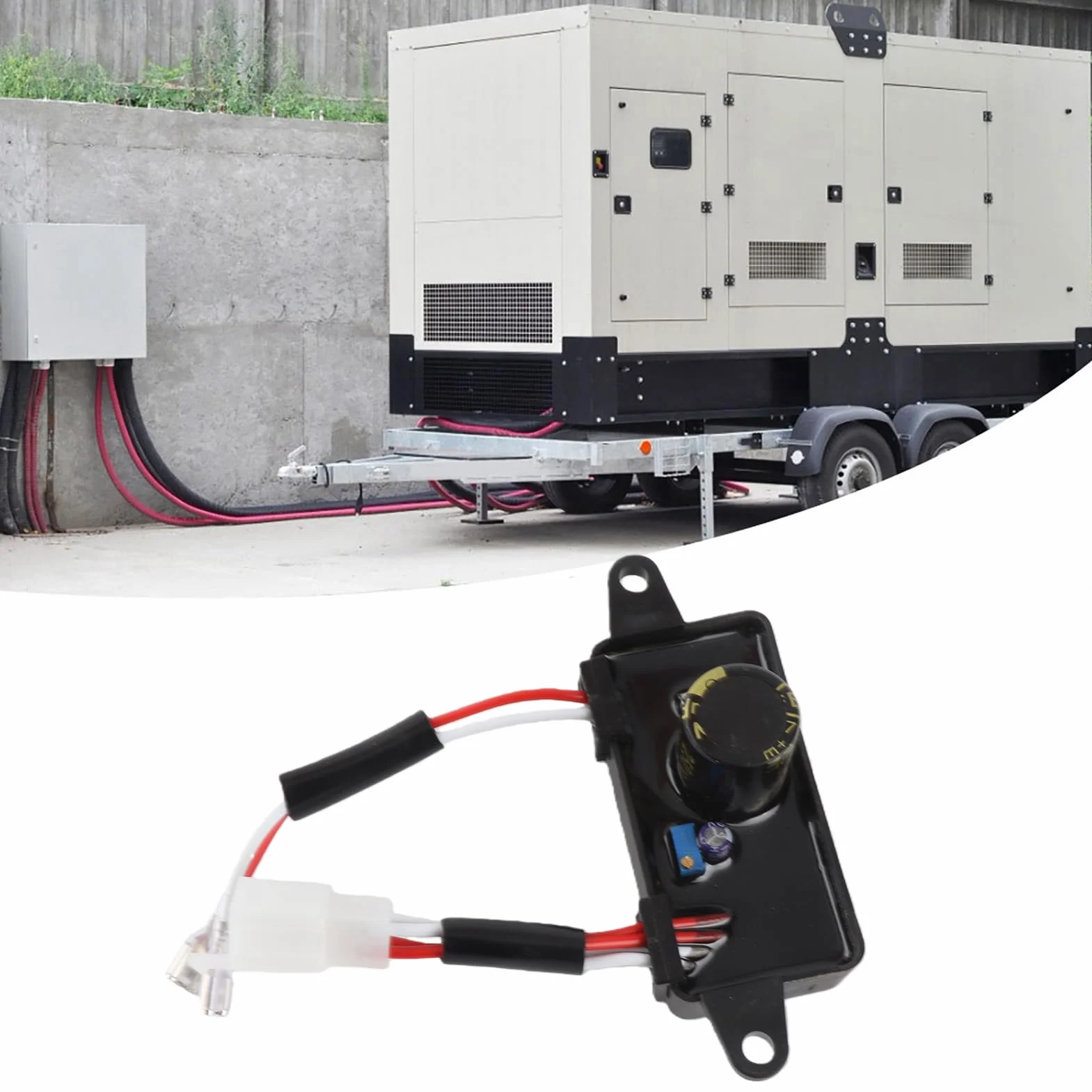 250V 220UF Automatyczny regulator napięcia generatora AVR, stabilny regulator napięcia dla generatora 1-3 kW