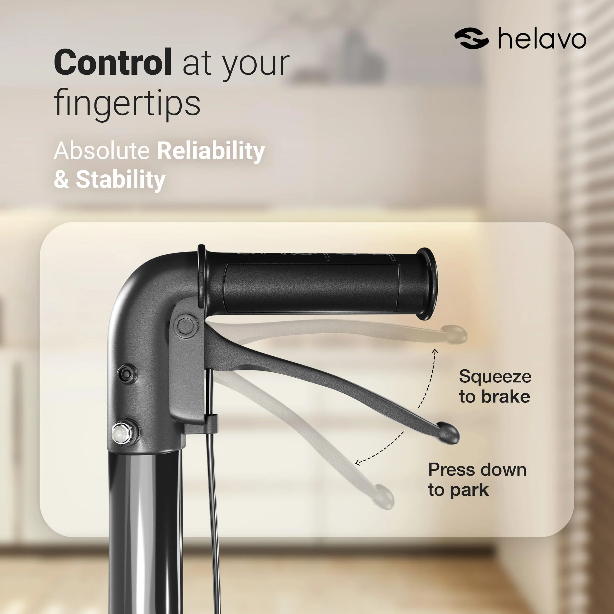 Helavo Roller 3-kołowy 5,5 kg Aluminiowy Płaski Wewnętrzny Wąski z Podwójnymi Przednimi Kołami