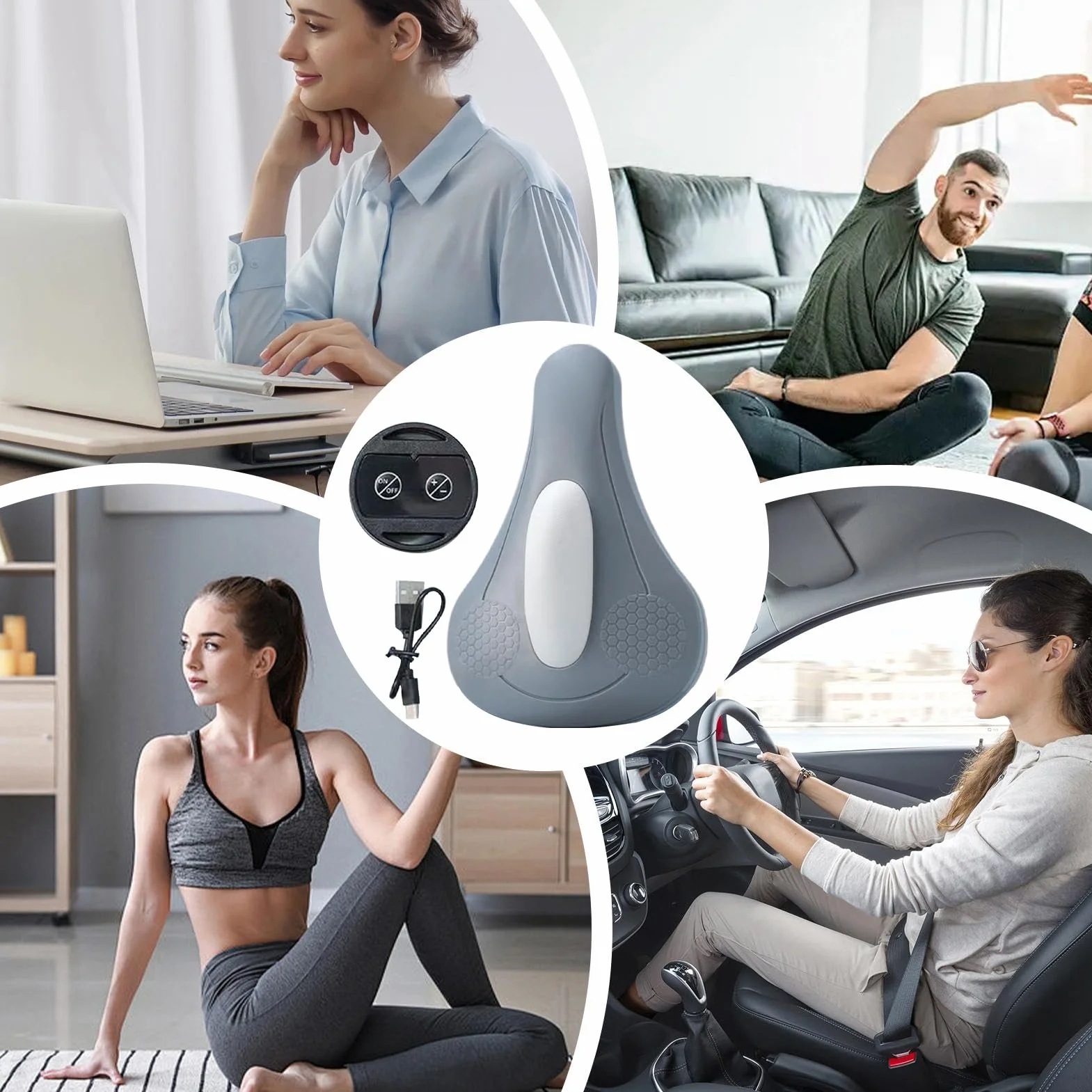 Core Enhancer Biofeedback Toning Apparatus Travel Program Chargeable Unit Intelligent Pulse Technology Muscle Activation Tool