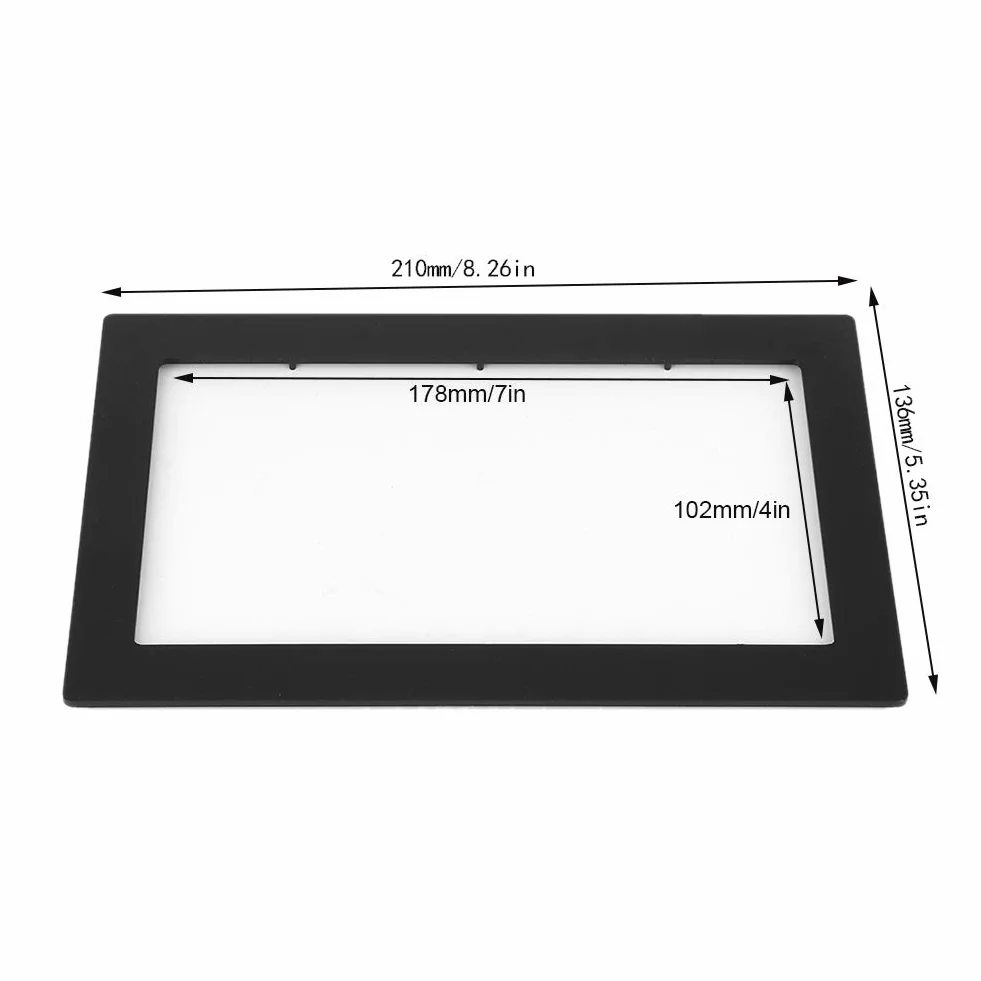 Rama Samochodowego Stereo 2Din 7in Ramka Nawigacyjna DVD Uniwersalne Mocowanie 178x102mm