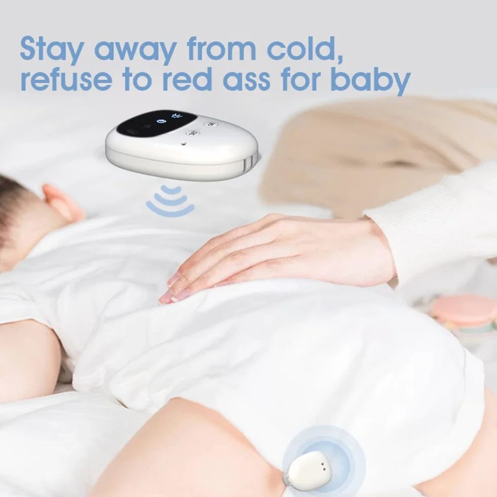 Bezprzewodowy alarm o moczeniu nocnym Clip-on 10-20 m dla dzieci