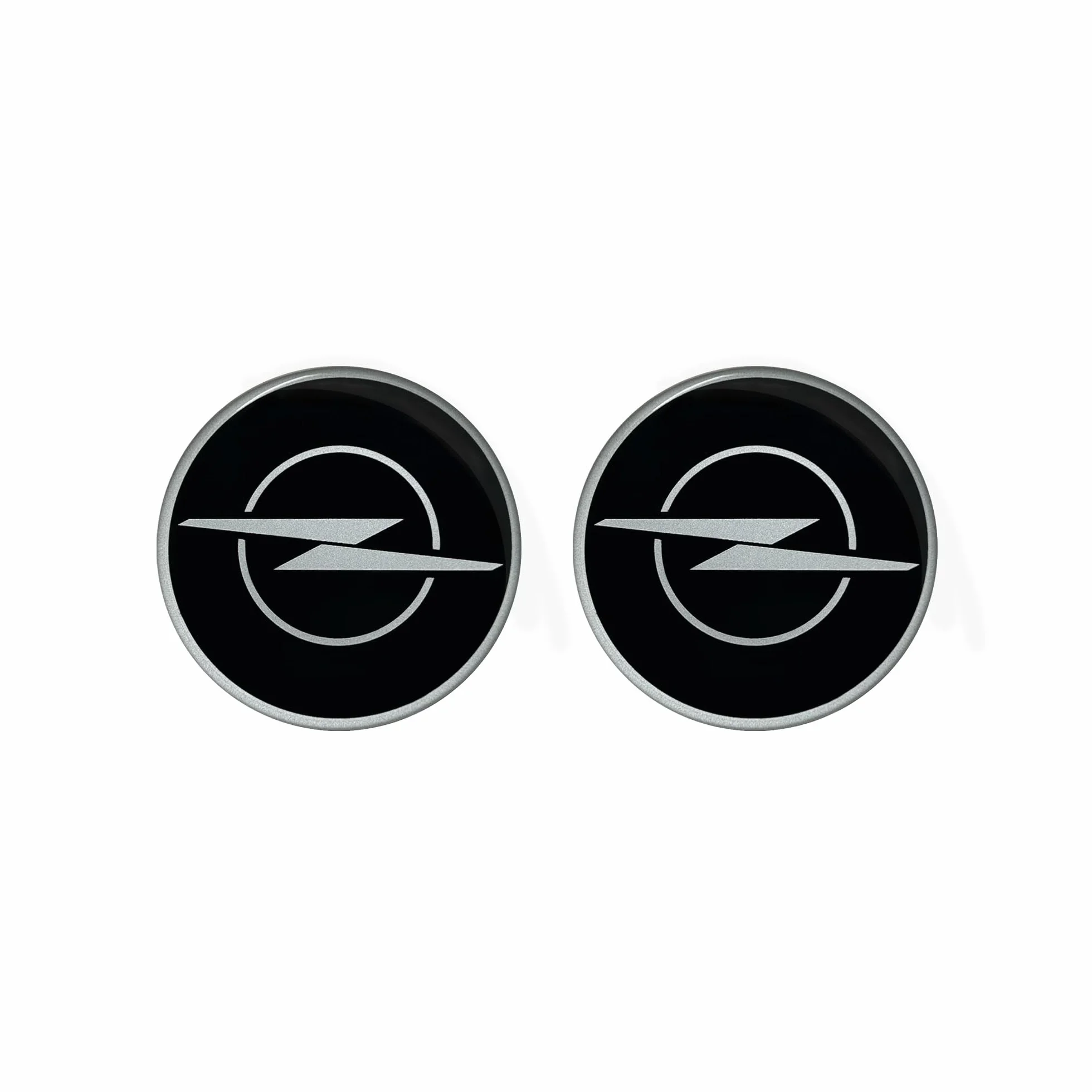 4R Quattroerre.it Emblemat Naklejki 3D, Kompatybilny z Opel, Licencjonowany Produkt (Czarny, 12 mm)