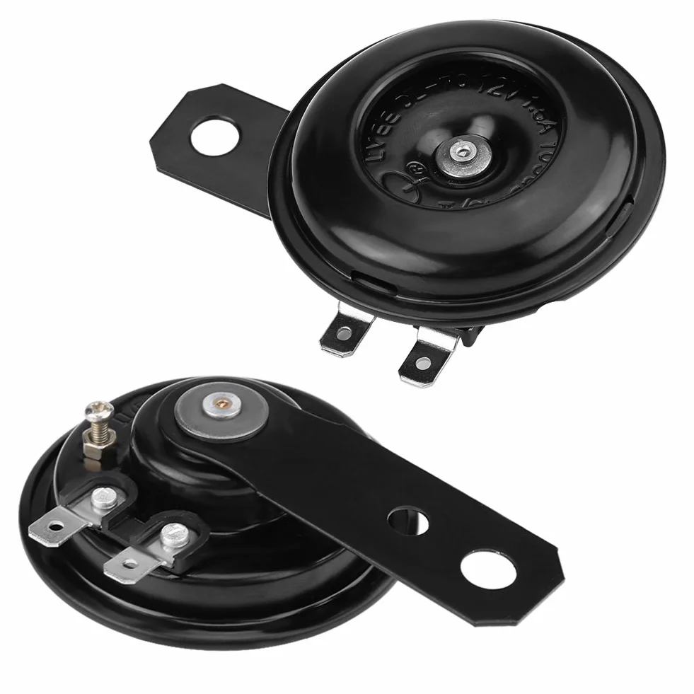 Róg motocyklowy, Fydun Universal Motorcycle Round Speaker Wodoodporny elektryczny róg do skutera Motorower Dirt Bike