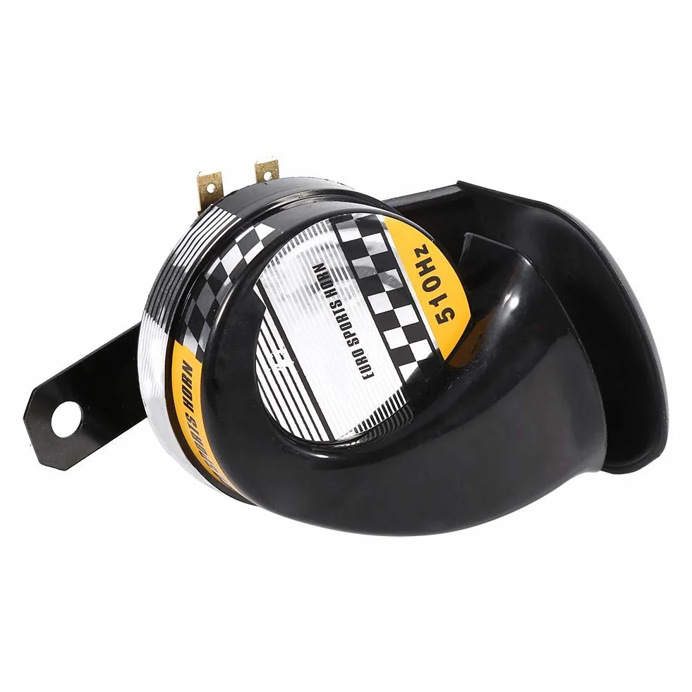 Klakson motocyklowy ślimak Potężny 115 DB 510 Hz 12 V Syrena Horn Głośnik Mocny Wodoodporny do Samochodu Skutera Samochodowego
