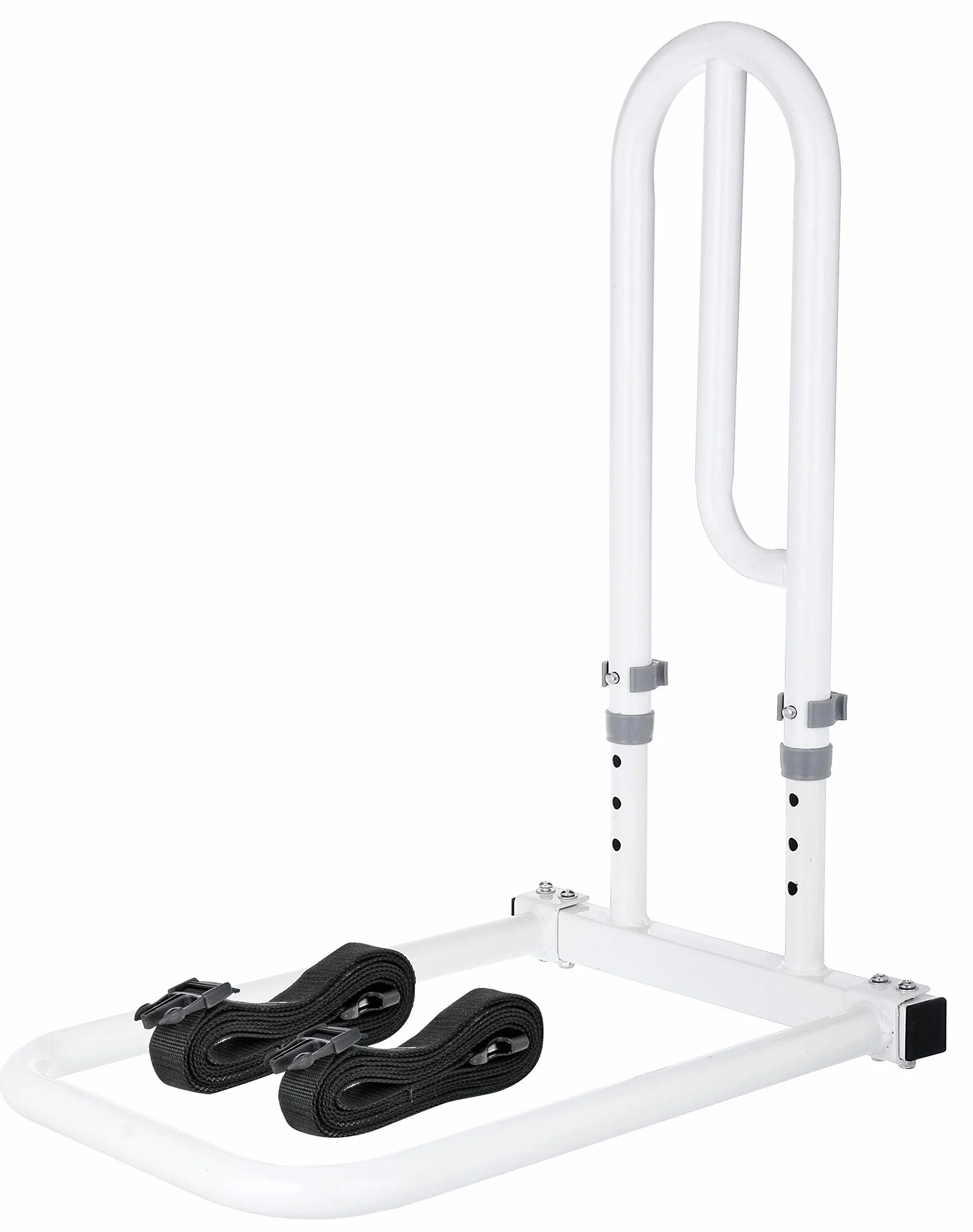 Alberts System wspomagający wstawanie z łóżka uchwyt stal powlekana biały 21 mm płytka tworzywo sztuczne 330 x 560 x 620 mm biała