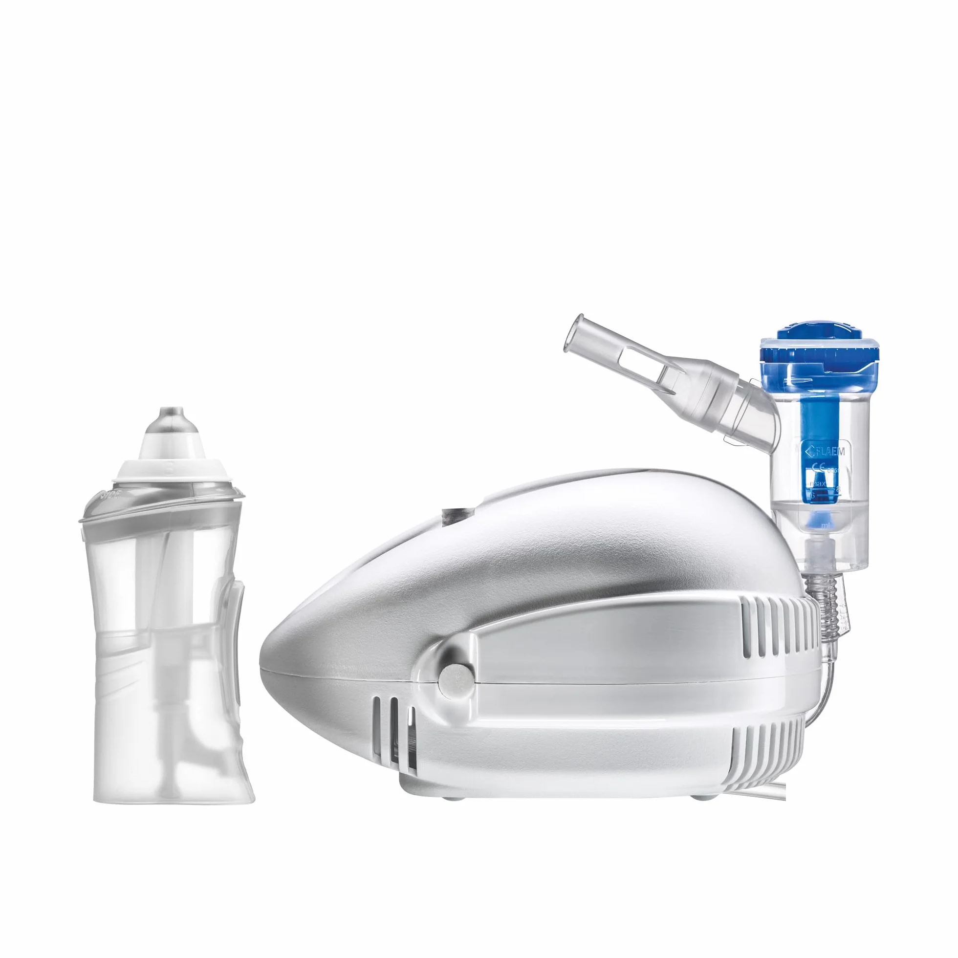FLAEM AIRMATE DUO Inhalator z Nebulizatorem Pneumatyczno-Tłokowy Cichy z Certyfikatem Medycznym Made in Italy