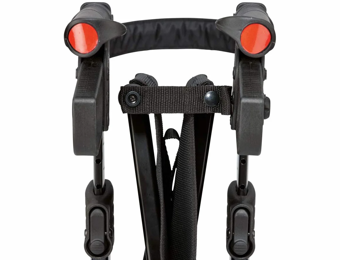 Bischoff & Bischoff Alevo aluminiowy chodzik składany SH 58,5 cm rollator z siedziskiem niebieski