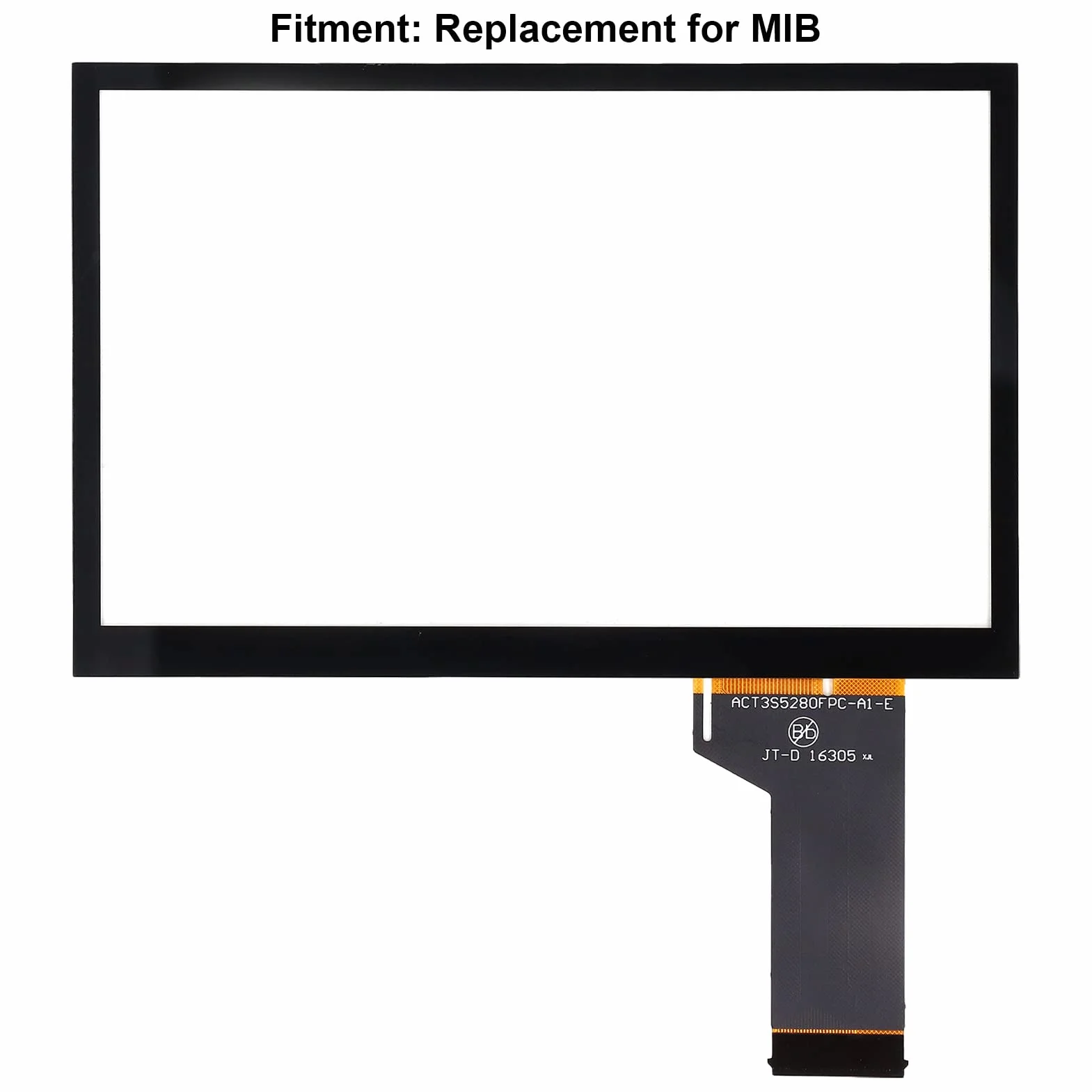 Ekran Dotykowy Nawigacji dla MIB, Samochodowy Ekran Dotykowy LCD Digitizer CD DVD Wymiana Ekranu Dotykowego, TDO WVGA0633F00039, TDO WVGA0633F00045