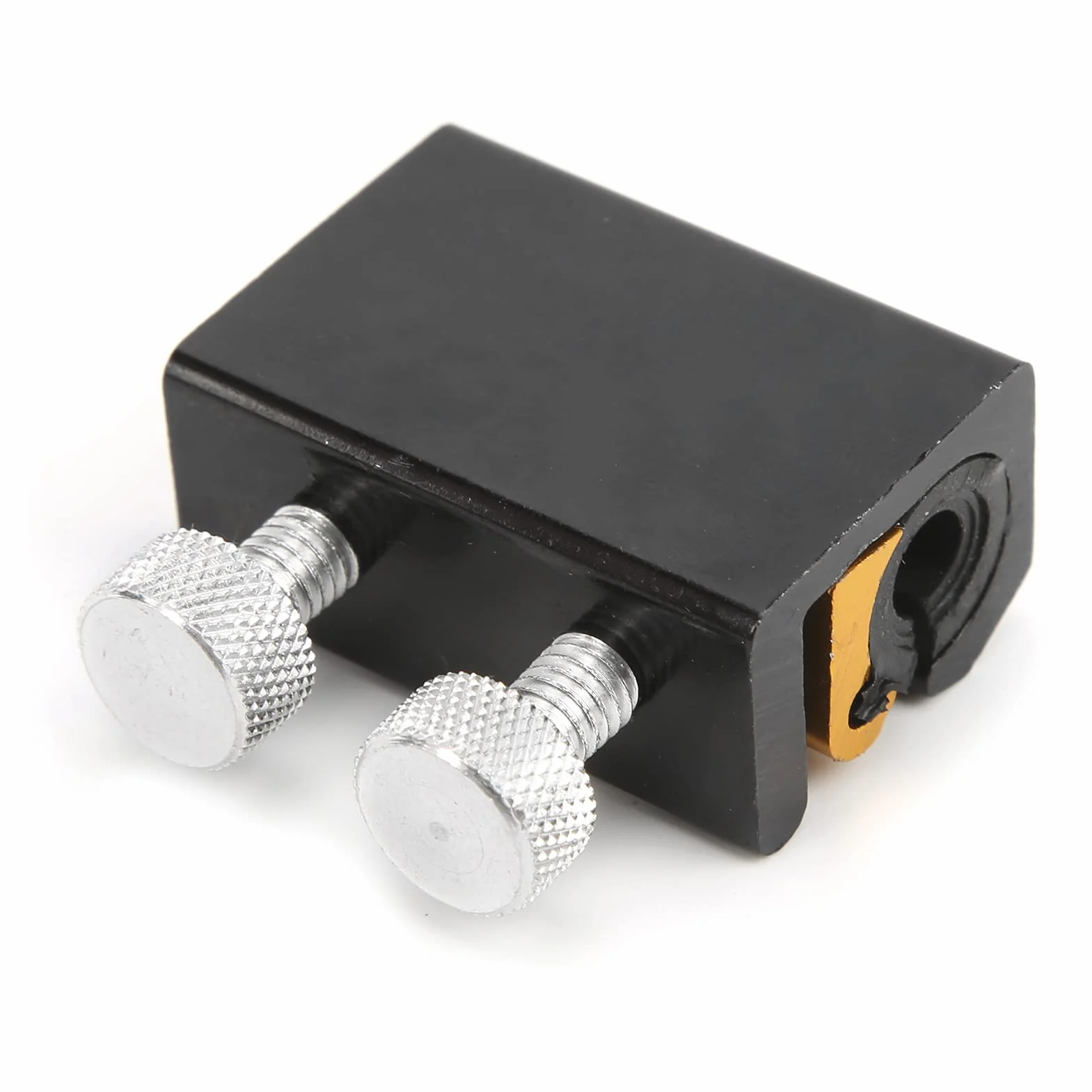 Dioche Kabel do Smarowania Kabli Motocykl Podwójny Kabel Olejarka Smarownica do ATV z modyfikacją aluminiową i gumową Pasuje 25D + DM2 (czarne złoto)