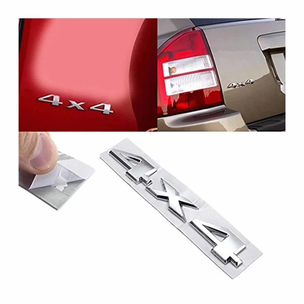 Samochód 3D Nowy 4 X 4 Naklejki Logo Chrome Emblemat Naklejka Dla Jeep Dodge Abs