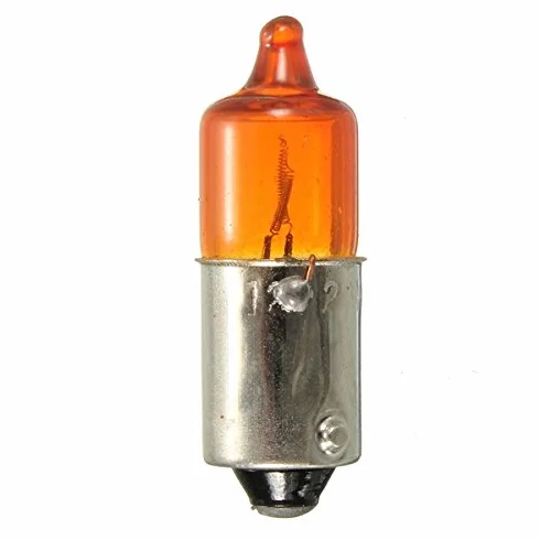 4 szt. 12 V 23 W Motocykl Singal Żarówka wskaźnikowa Ba9S Podstawa Mini Amber Halogen