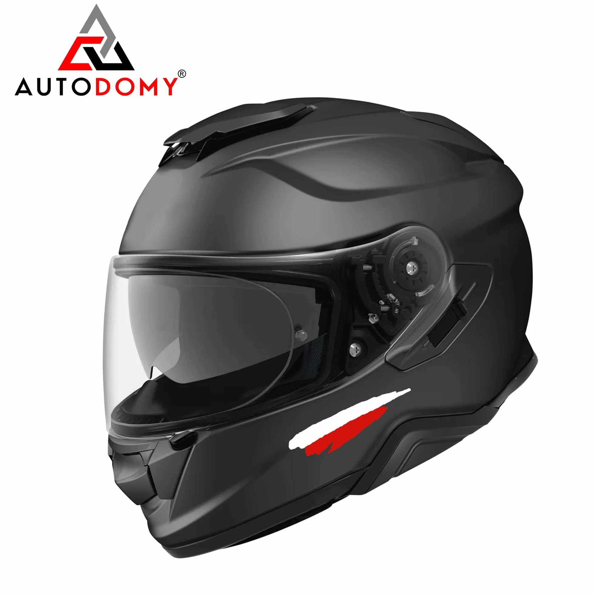 Autodomy Naklejki Pyłek Flaga | Zestaw 6 Sztuk Naklejki Samochód Motocykl Skuter Quad ATV Rower Kaski