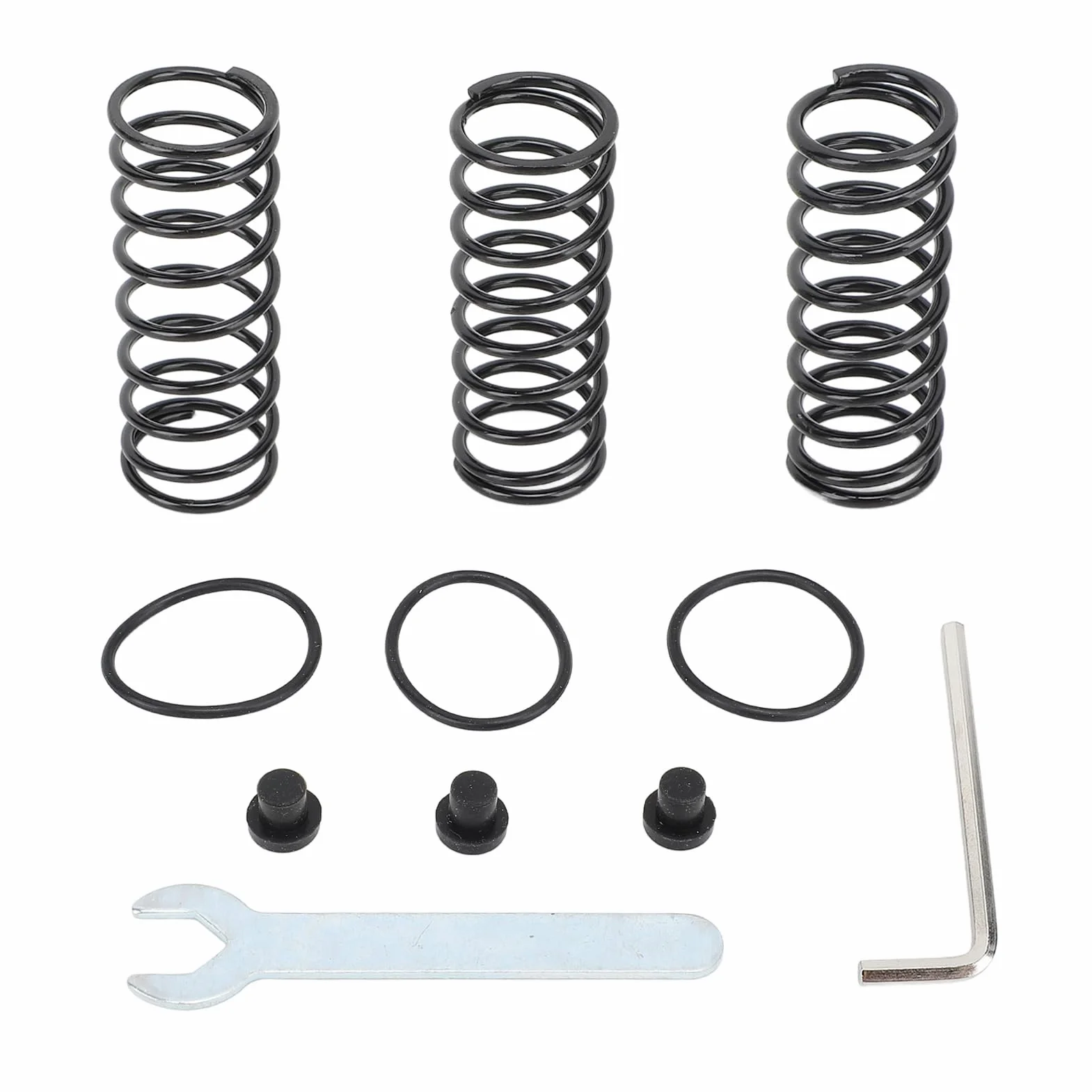 KIMISS Zestaw Sprężyn Powrotnych Podpórki Motocyklowej Metalowa Czarna do Logitech G25 G27 G29 G920 Racing Wheel Pedał Hamulca