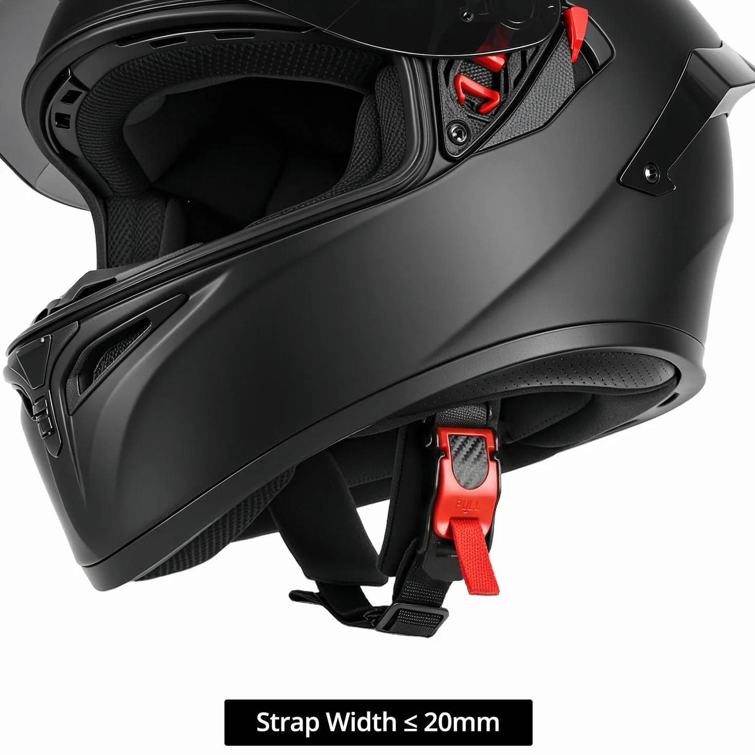 QWORK® 3 sztuki uniwersalne zapięcia do kasku rowerowego z szybkim uwalnianiem
