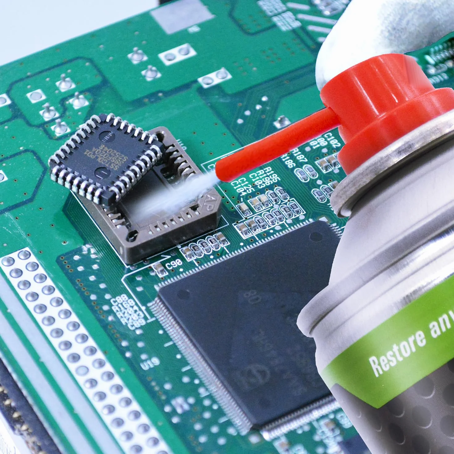 AABCOOLING Contact Cleaner 400ml – Środek do czyszczenia wnętrza auta i elektroniki – usuwa kurz, olej i zabrudzenia ze styków i przełączników – szybkoschnący spray ochronny do elektroniki
