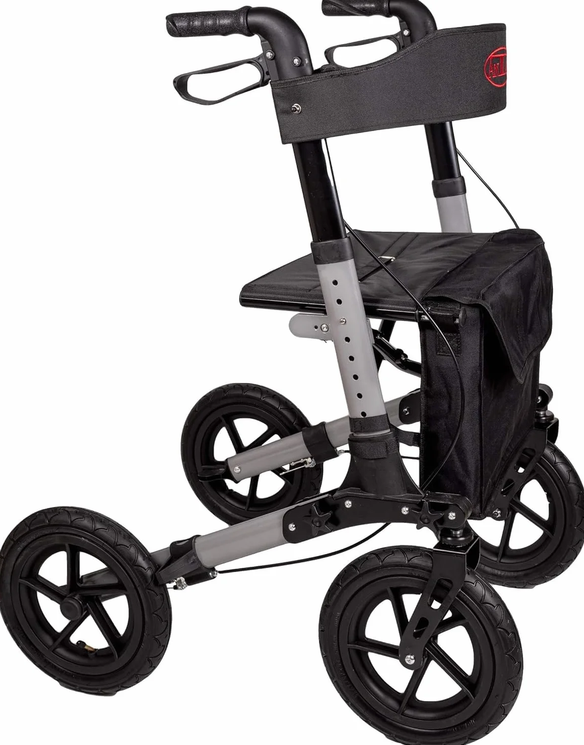 Antar Chodzik Typu Walker Srebrny Czarny 63 x 30 x 38 cm