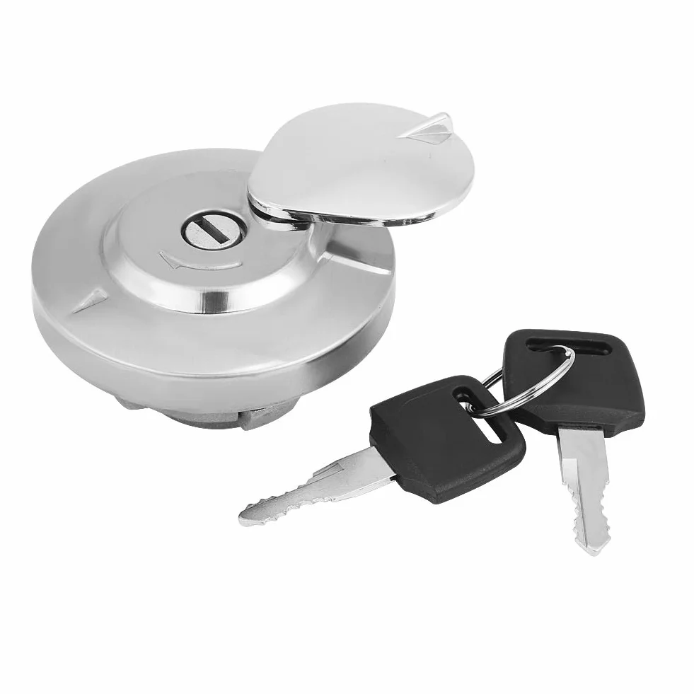 AMONIDA Korek wlewu paliwa 2,8 x 1,6 cala ze stali stopowej motocyklowy korek wlewu paliwa z 2 kluczami do Shadow Spirit VT750 DC C2 VLX VT600