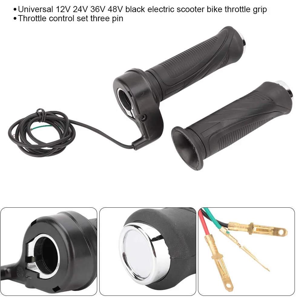 Kabel z uchwytem przepustnicy przepustnicy Ebike, uniwersalna kierownica do roweru elektrycznego ATV Dirt Bike Speed ​​Control