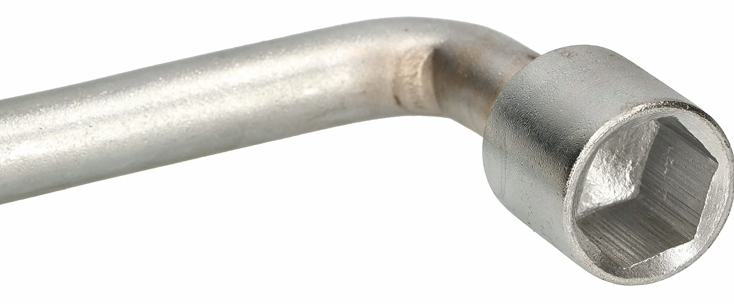 KOTARBAU® Klucz do kół samochodowych wygięty SizeName ze stali węglowej chromowany, srebro, 21 mm