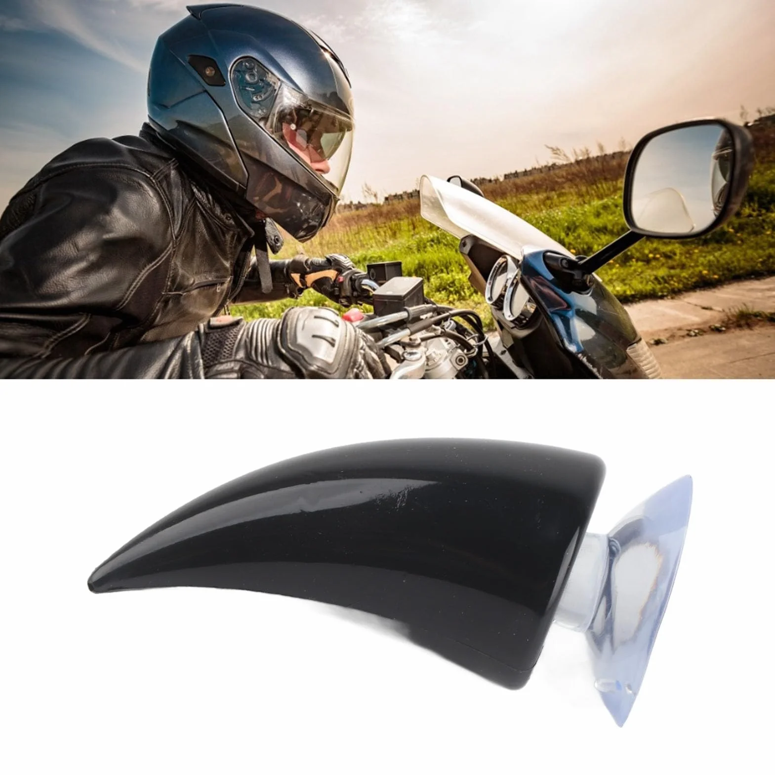 Trwały, wysokiej jakości materiał gumowy, dekoracja kasku motocyklowego, diabeł, demon róg, kask motocyklowy, do domu motocykla