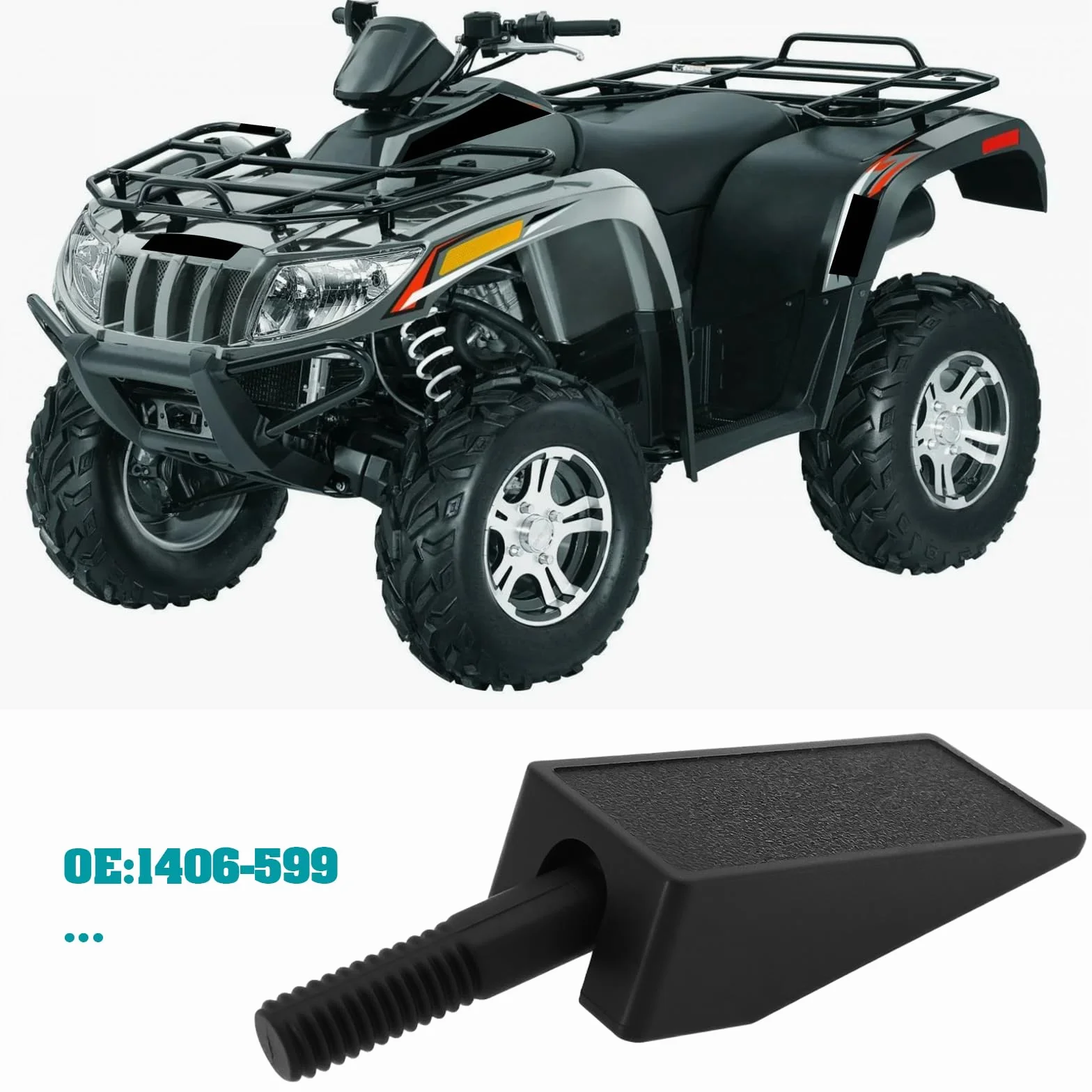 Zestaw do przechowywania ATV 1406-599 kompatybilny z Arctic Cat 400 450 500 550 650 700 1000