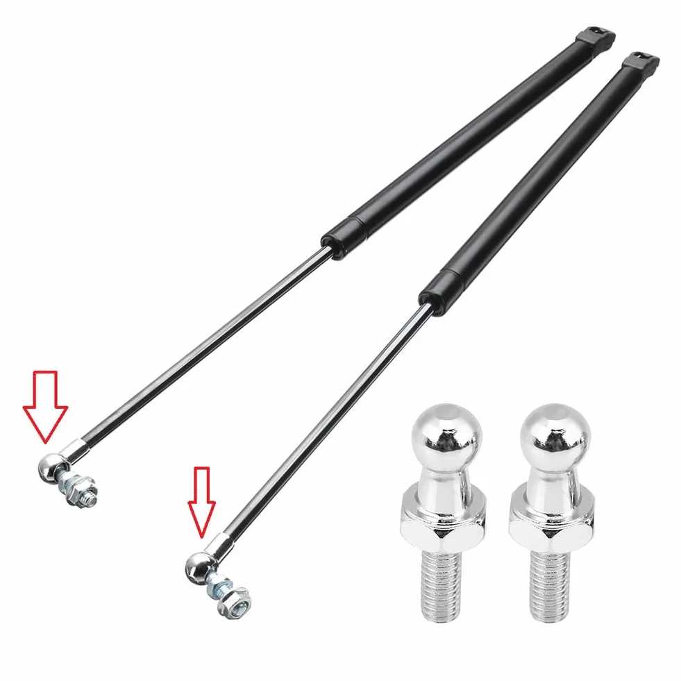 Piłka amortyzatora gazowego - 2 szt. śruba kulowa ze stali ocynkowanej M6 10 mm zamiennik do sprężyn gazowych rozdzielacz przegubu kulowego zakończona maską