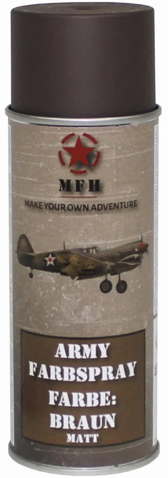 MFH Farbspray,"Army", matowy, 400 ml (brązowy)