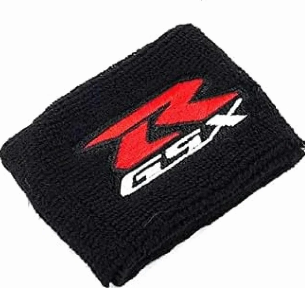 Dla S-uzuki GSXR 750 600 1000 GSX-R motocykl przednia pokrywa korka płynu hamulcowego zbiornika cylindra głównego i 3D haftowana osłona