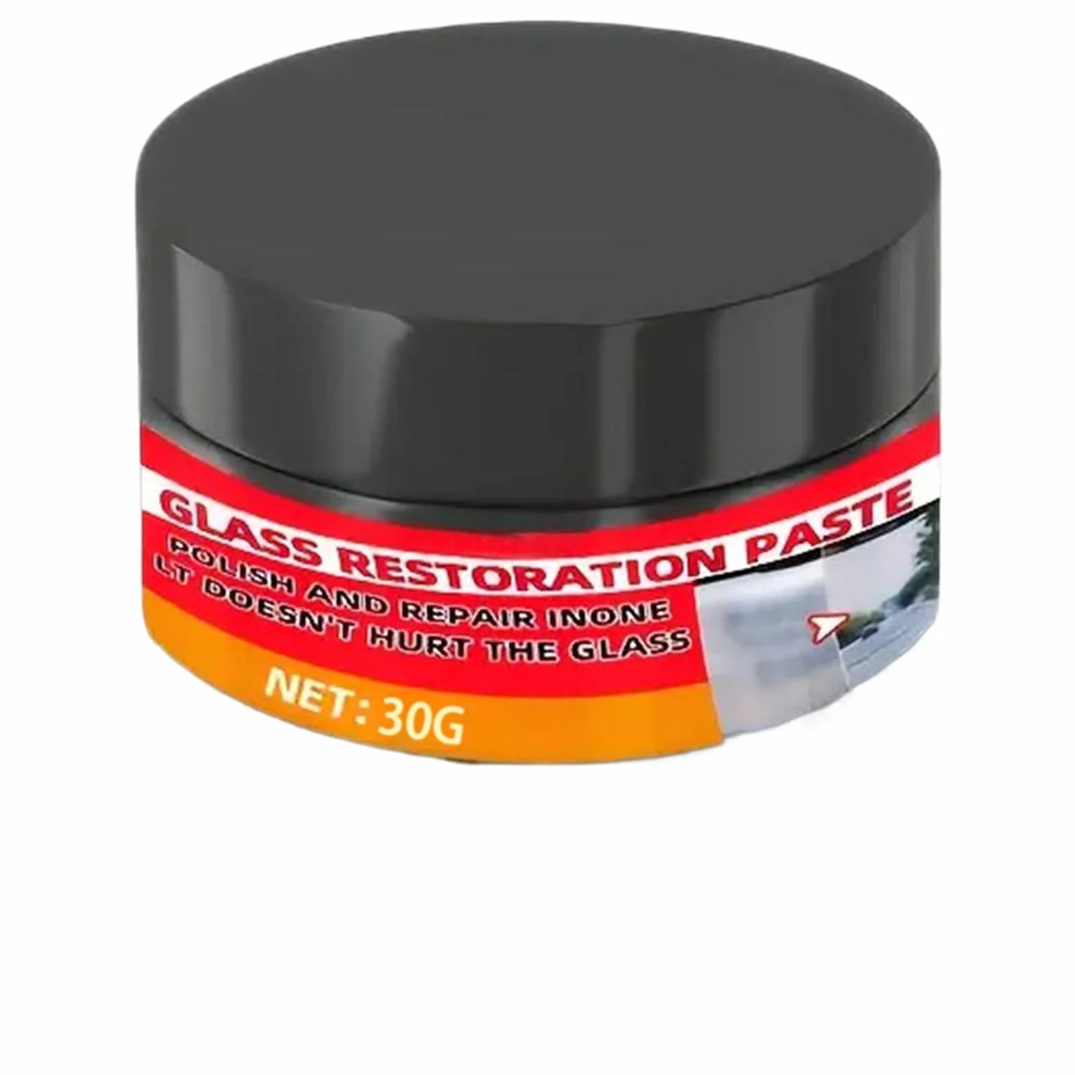 Open View Compound - Glass Scratch Repair Solution, Auto Windshield Restorer with Shine, Water Spot Remover Duo with Glossy, Car Care Style, Cleaning Supplies for SUV, Truck, Sedan, RV