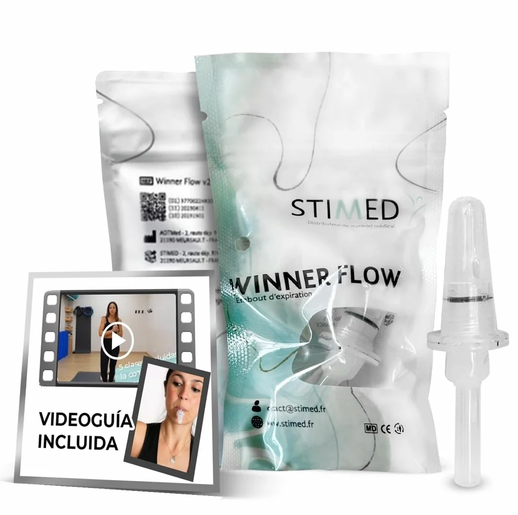 Winner Flow insuflator do kontroli oddechu z filmem objaśniającym i przewodnikiem