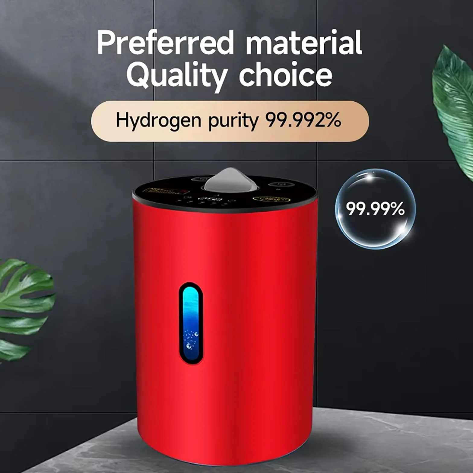 Inhalator Wodorowy Generator H2 Czystości 99,99% Przenośny Dwuportowy 150ml