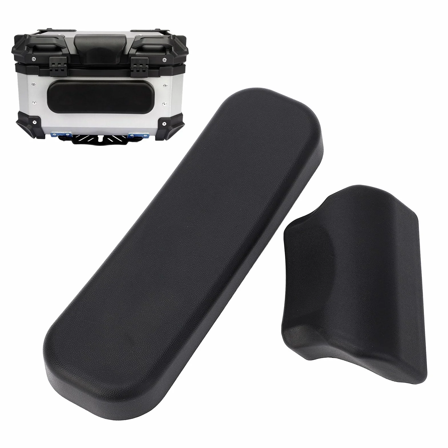 Oparcie Kufra Motocyklowego Samoprzylepna Górna Obudowa Oparcie Pasażera Naklejka z podkładką dla 22L 25L 28L 32L Top Box Sissy Bars Skrzynia Ogonowa Poduszka Oparcia Motocykla