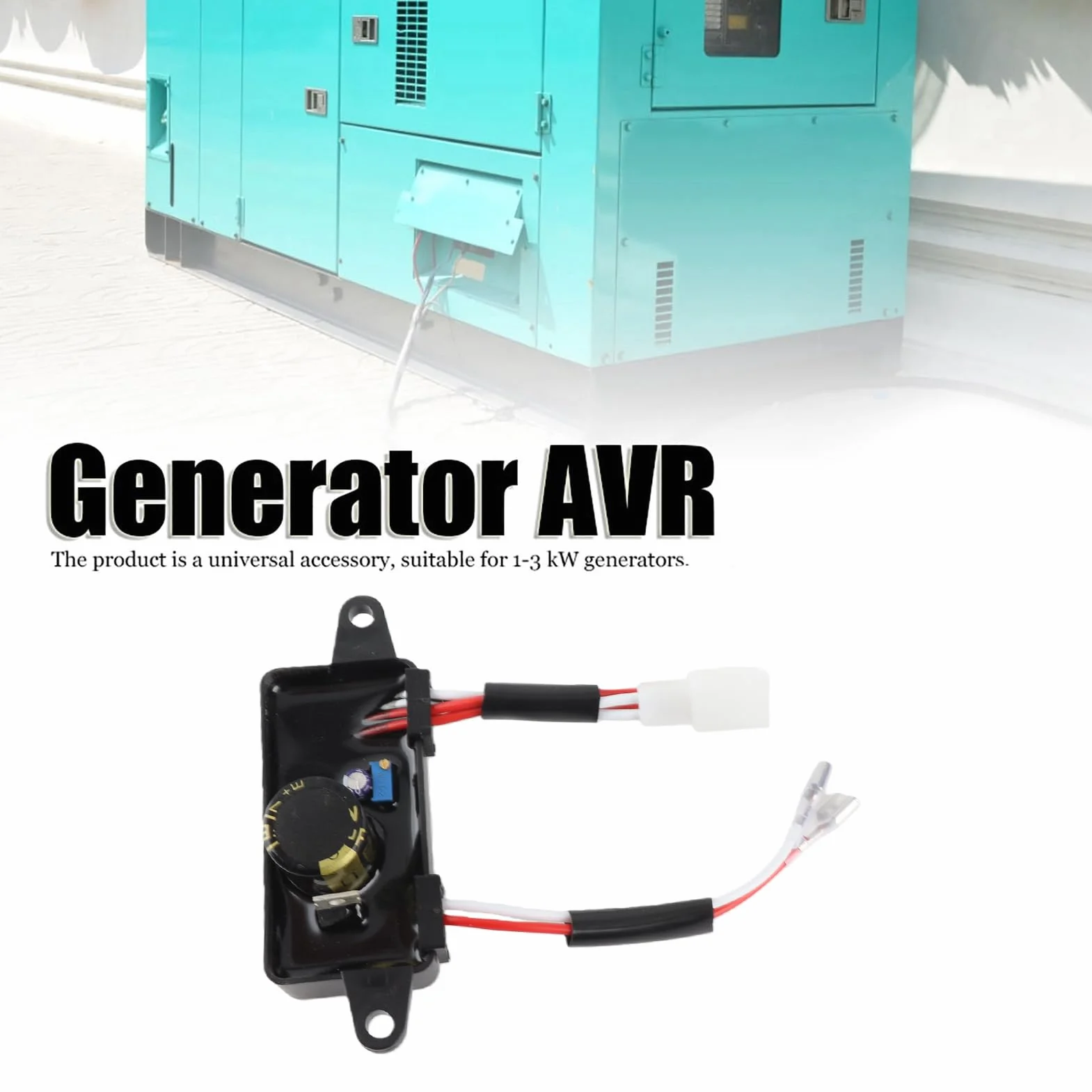 250V 220UF Automatyczny regulator napięcia generatora AVR, stabilny regulator napięcia dla generatora 1-3 kW