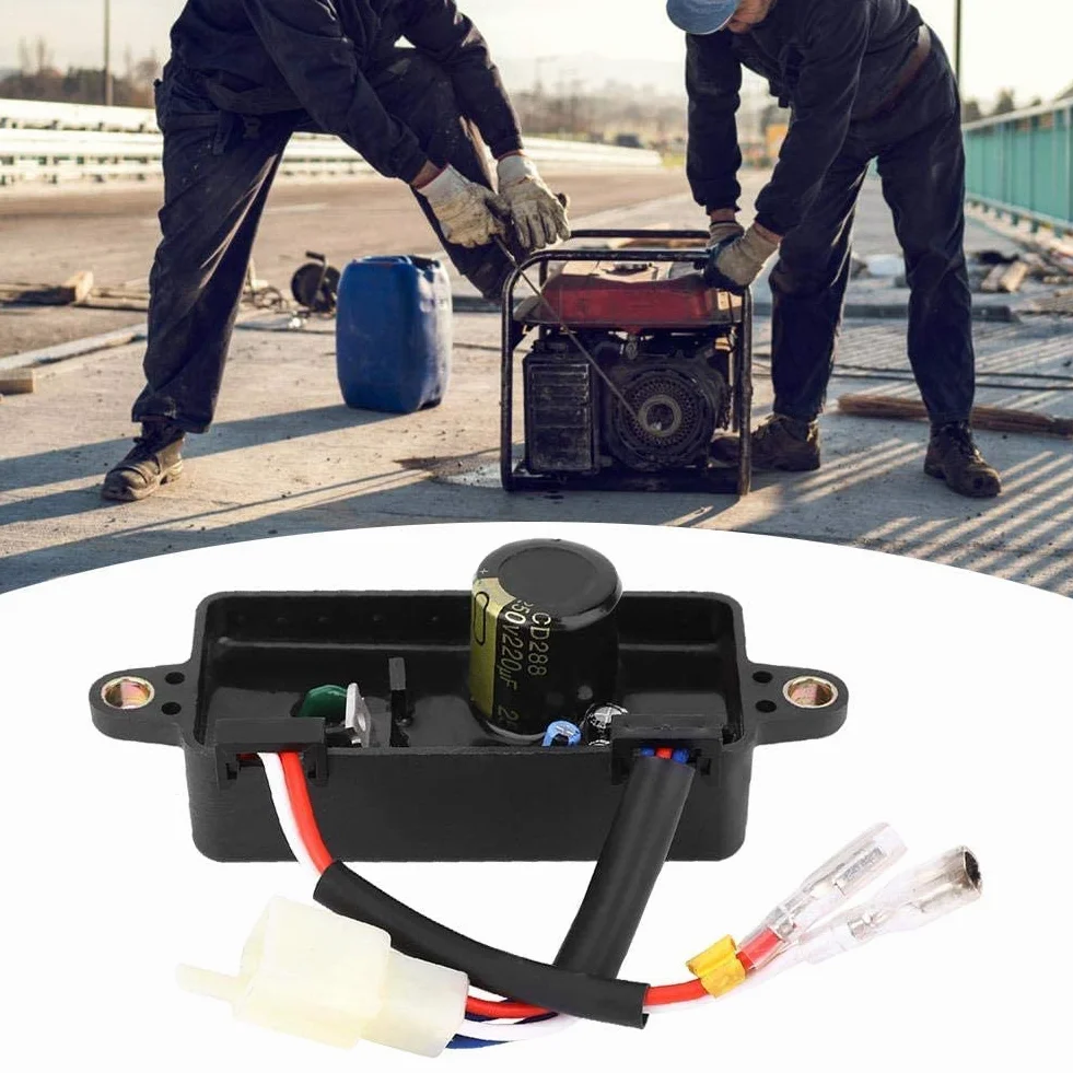 Regulator napięcia generatora, 2,8KW AVR Automatyczny jednofazowy prostownik Stabilizator części zamienne do generatora AVR