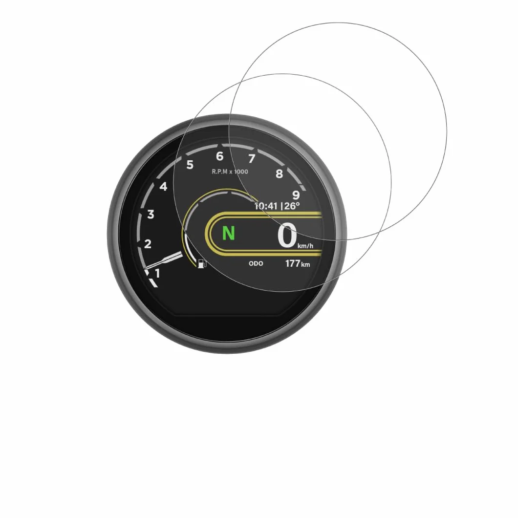 Speedo Angels GlareStop Osłona ekranu deski rozdzielczej kompatybilna z ROYAL ENFIELD BEAR 650 (2025-) 2 x antyodblaskowy