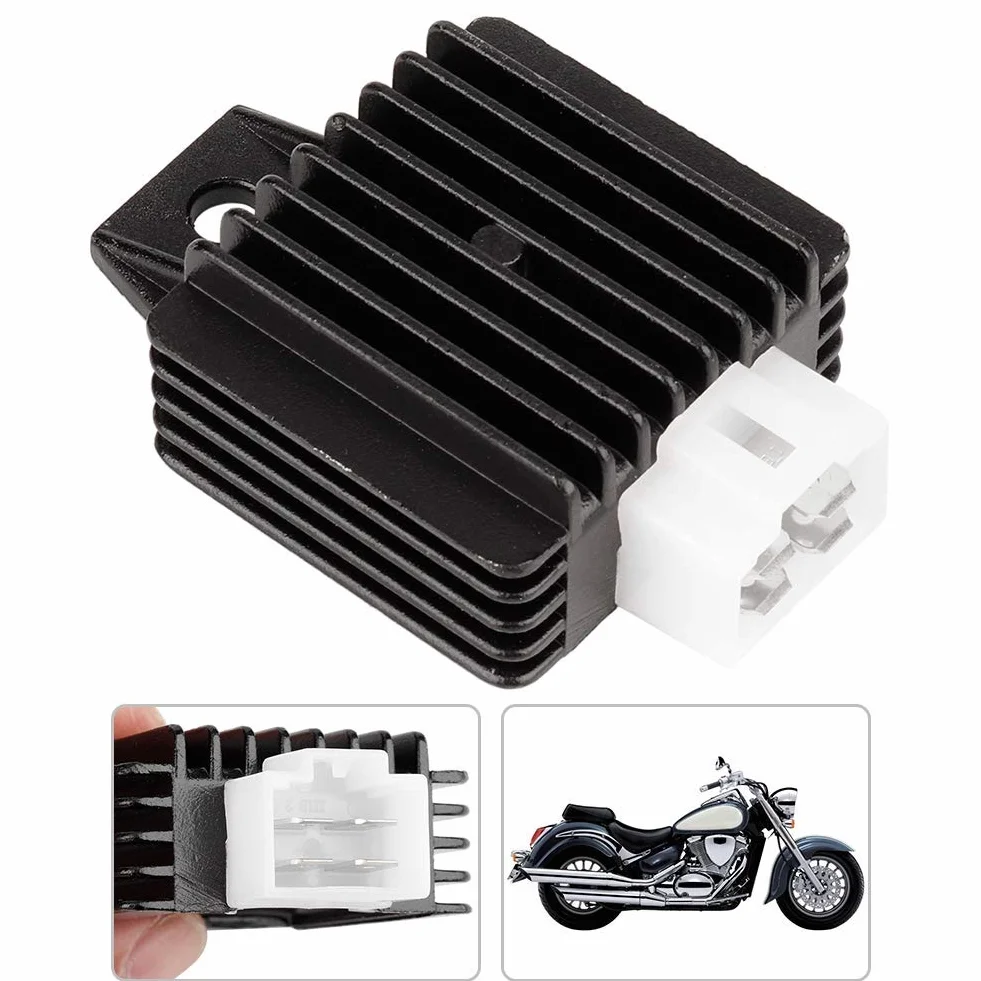 Regulator motocykla Prostownik 12V Pełnofalowy regulator napięcia Prostownik Pasuje do motocykla GY6