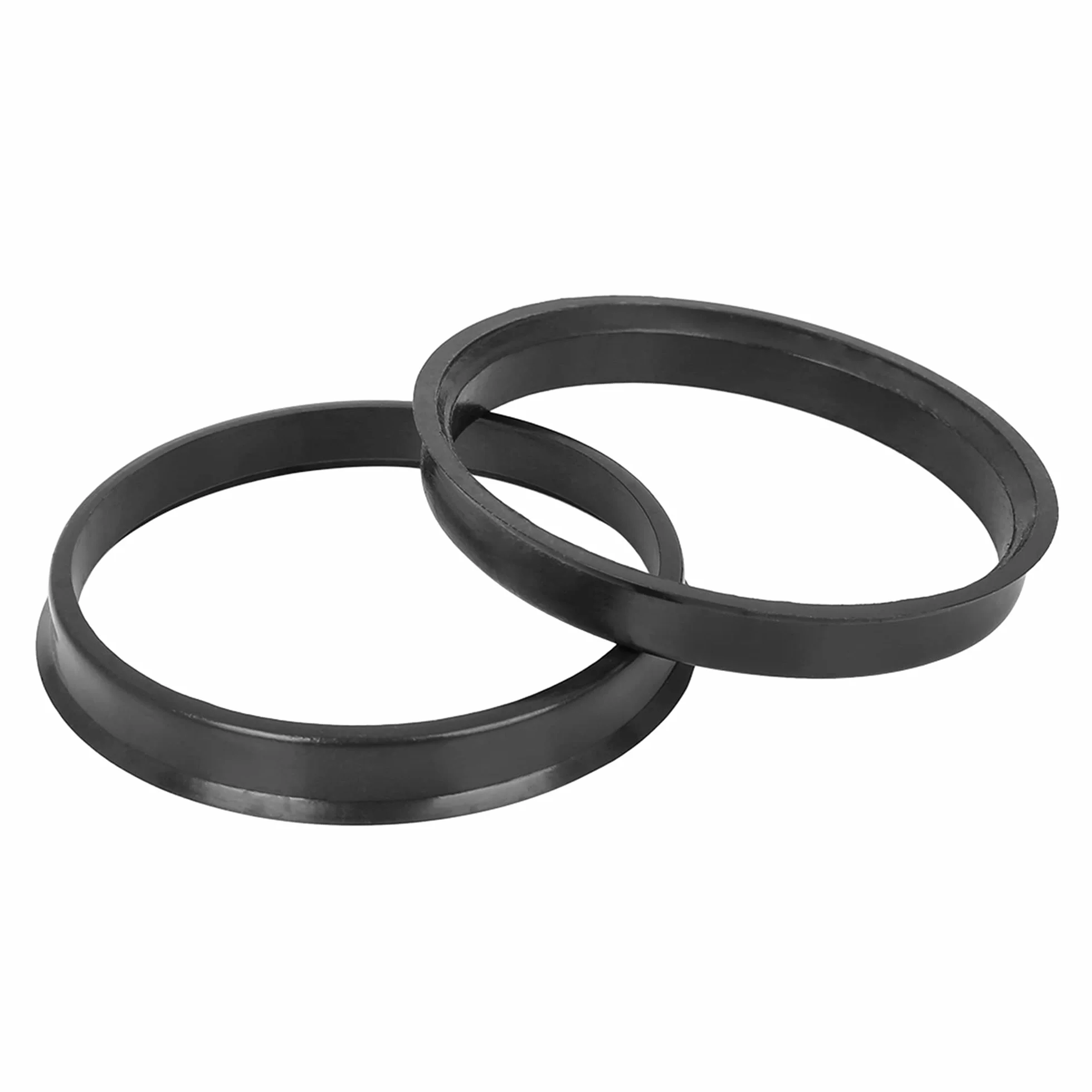 X AUTOHAUX 4 szt. piasty kół z tworzywa sztucznego, pierścienie centrujące do piasty koła 72,6-67,1 mm, czarne