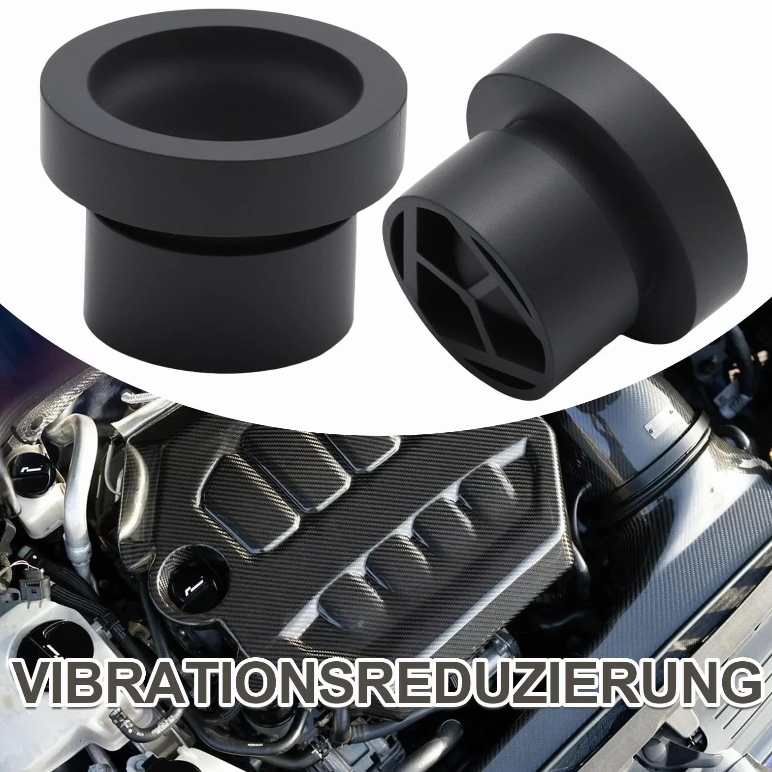 4 sztuki osłony silnika z otworem na zderzak 7M5Q6D277AA, zamiennik dla Ford Focus 2004-2011, zamiennik dla Ford Kuga 2008-2012, zastępuje 1555641 3M5Q6N041CK