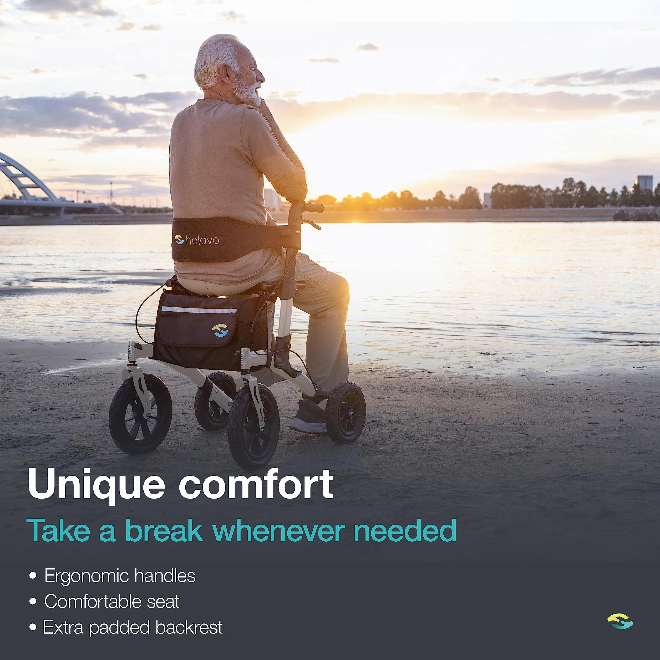 HELAVO rollator z odpornymi