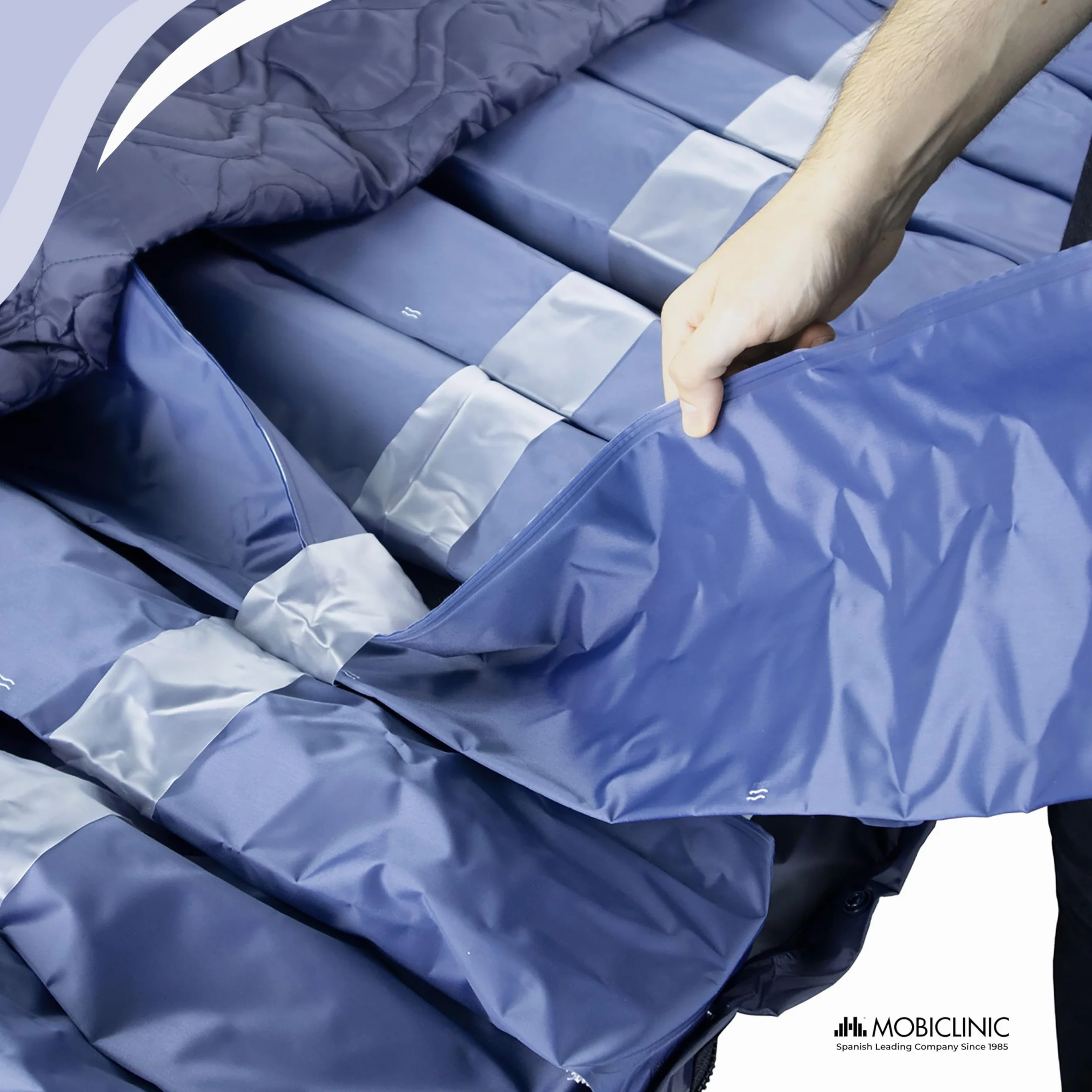 Mobiclinic Mobi 3 Materac przeciwodleżynowy bąbelkowy 200x90x12,8 cm 17 komórek TPU Nylon